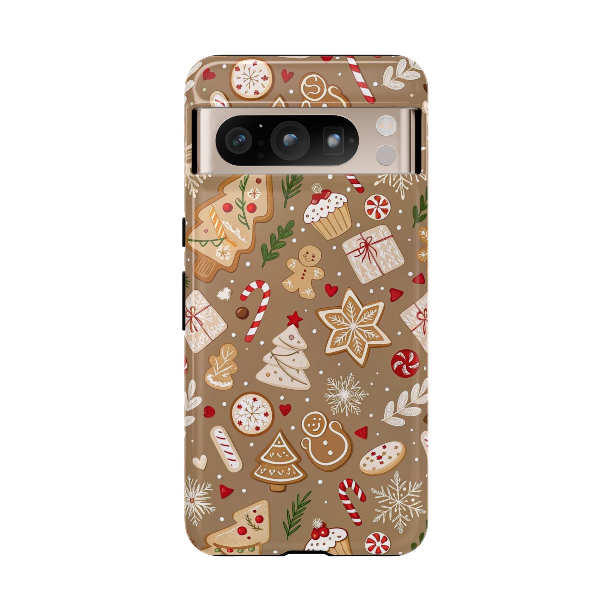 Christmas Gingerbread Pattern Tough Phone Case
