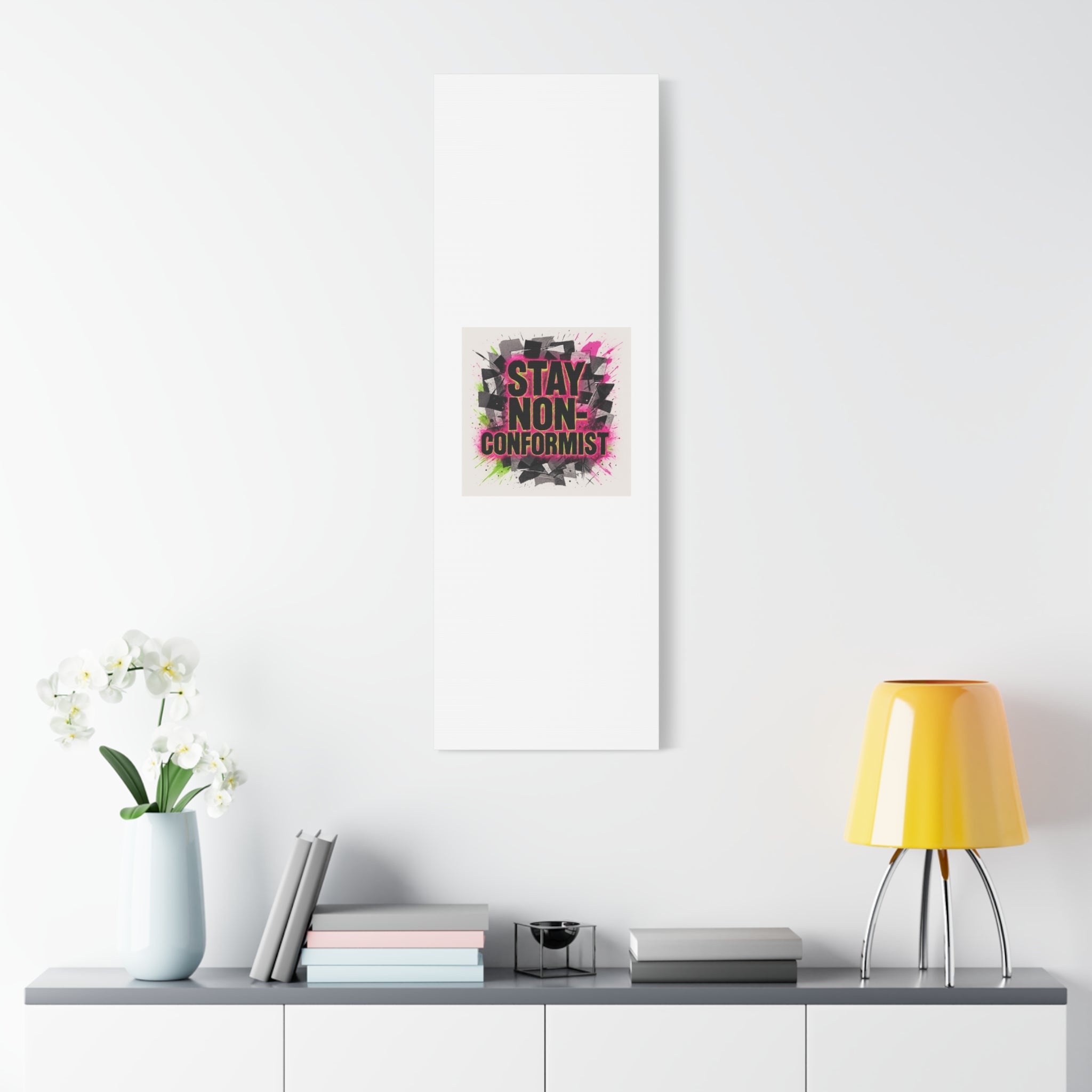 Canvas Wall Art — “Stay Non-Conformist” Street Art Print