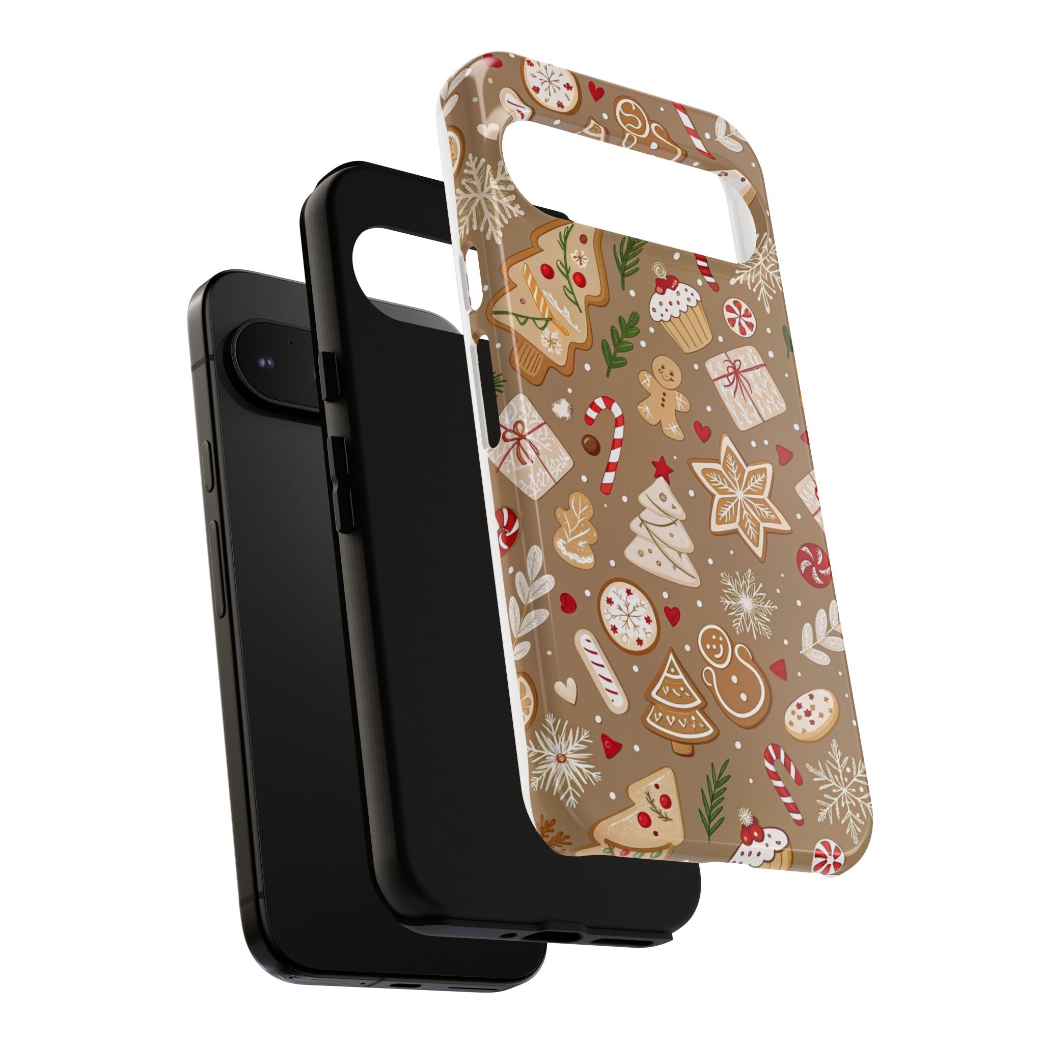 Christmas Gingerbread Pattern Tough Phone Case