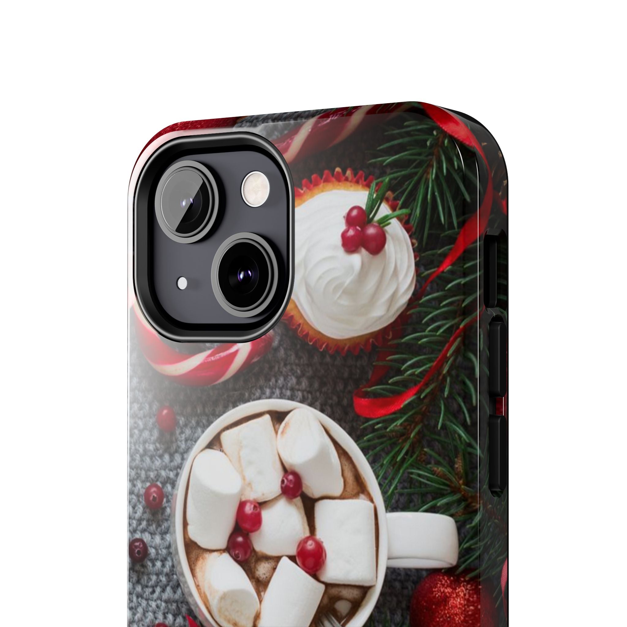 Christmas Hot Cocoa Tough Phone Case — Festive Holiday Drink Design