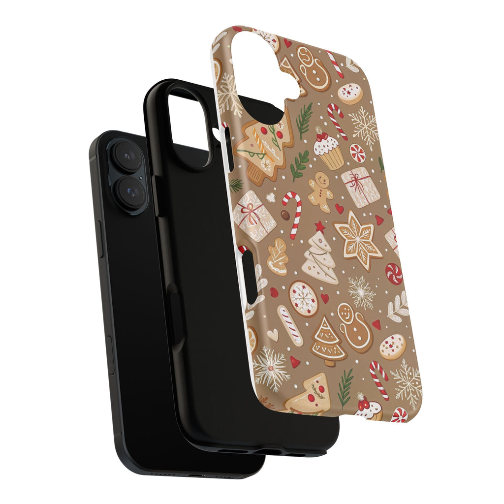 Christmas Gingerbread Pattern Tough Phone Case