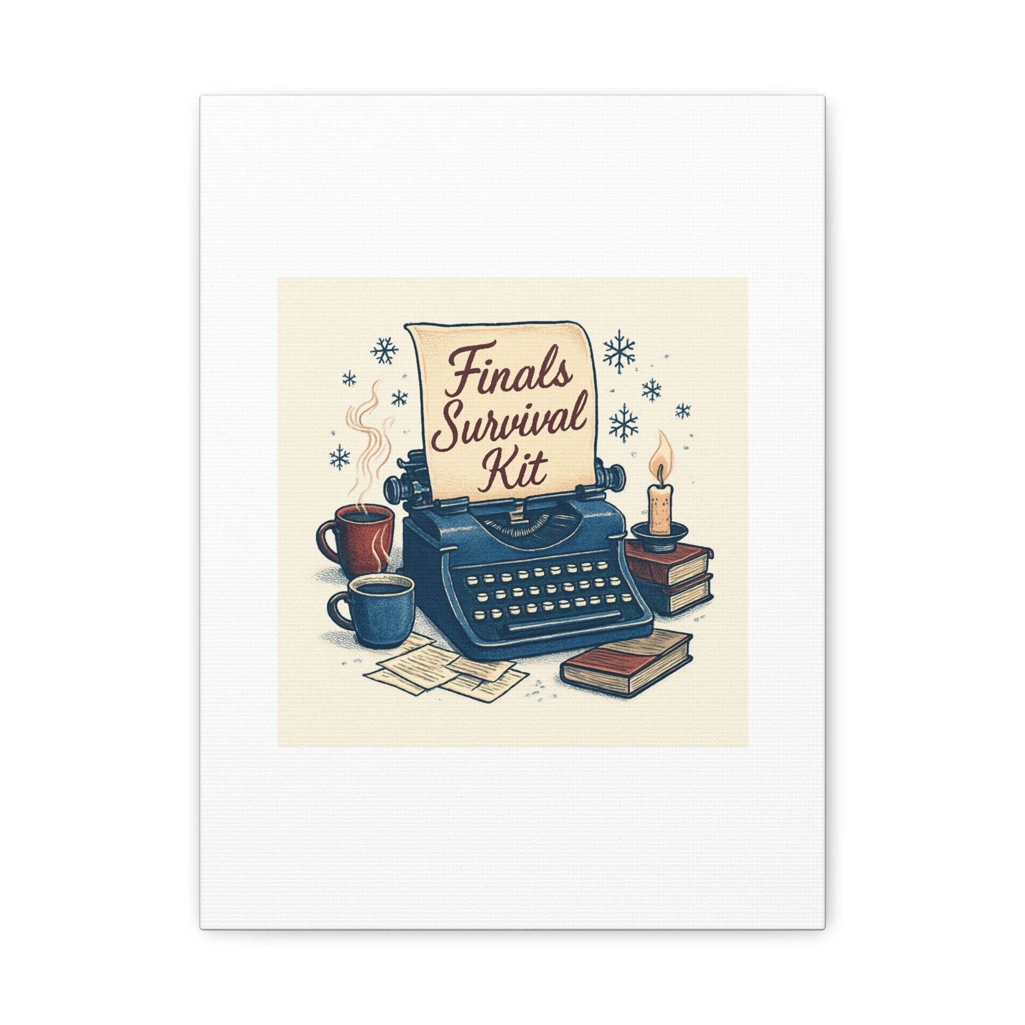 Finals Survival Kit Canvas Wall Art