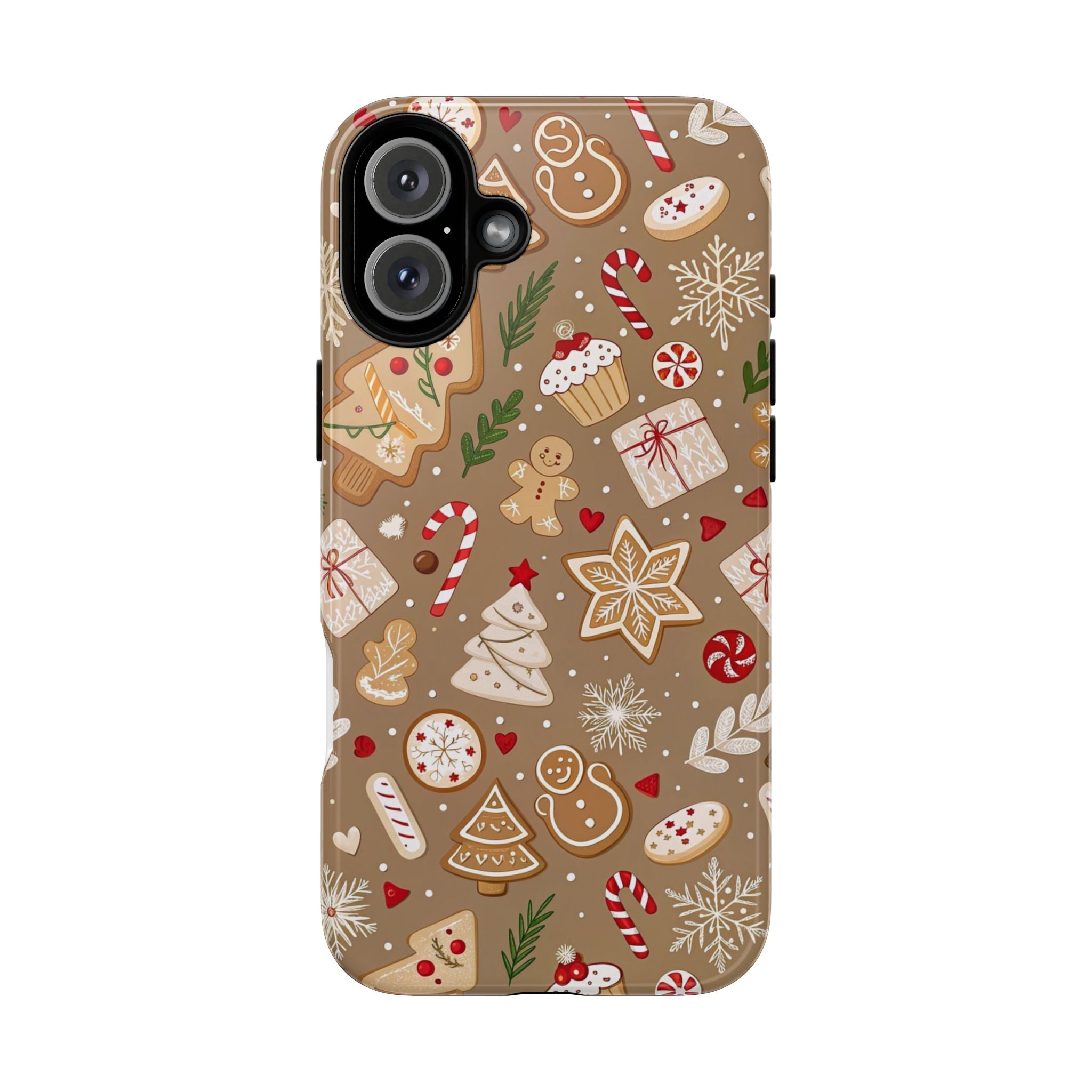 Christmas Gingerbread Pattern Tough Phone Case