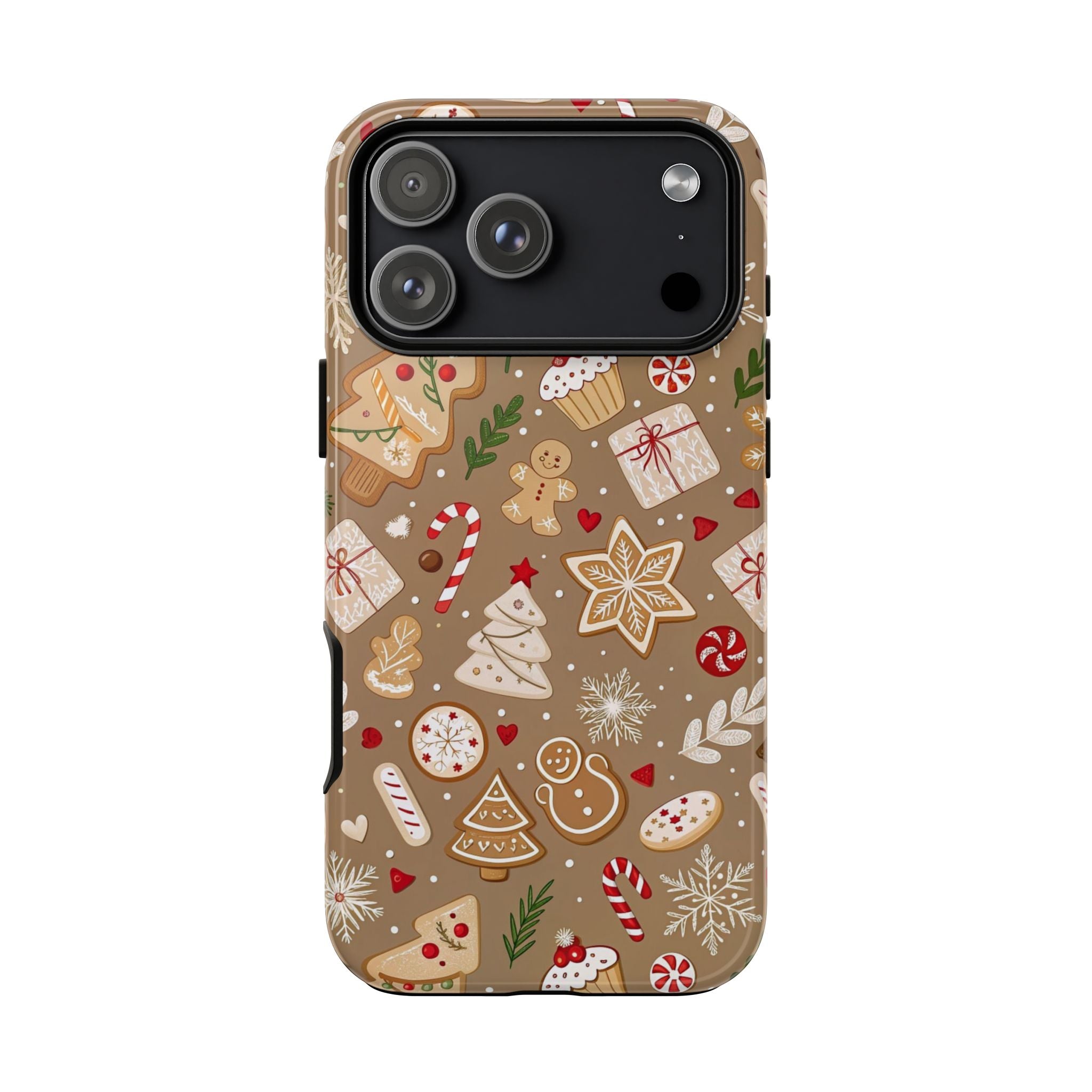 Christmas Gingerbread Pattern Tough Phone Case