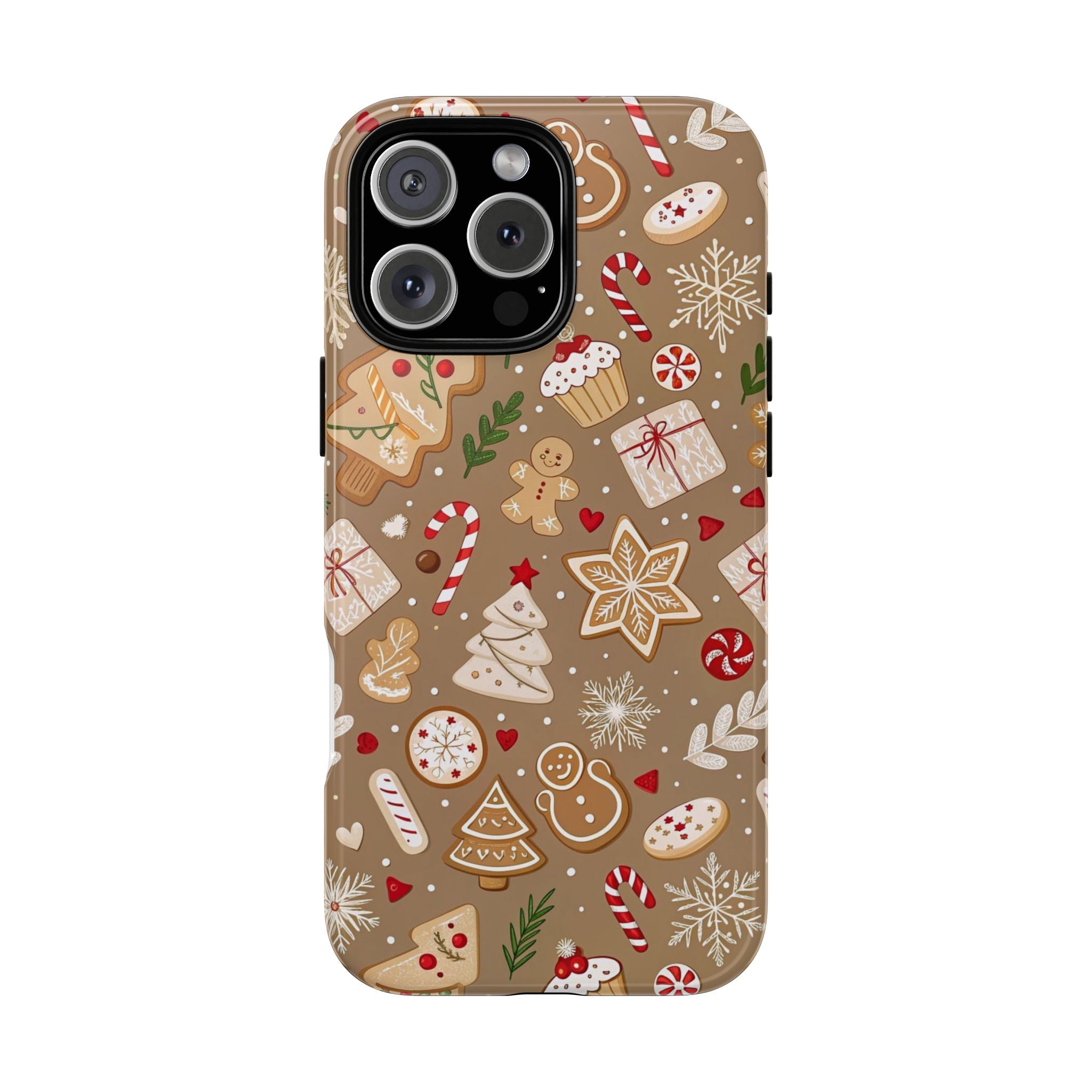 Christmas Gingerbread Pattern Tough Phone Case