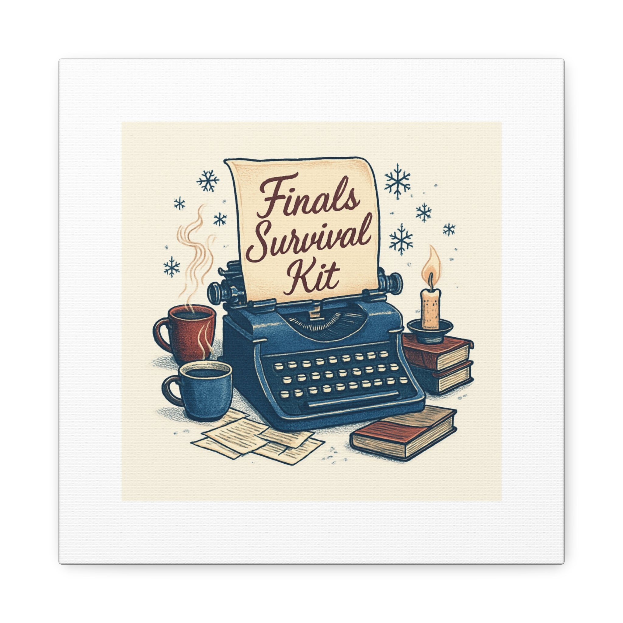 Finals Survival Kit Canvas Wall Art