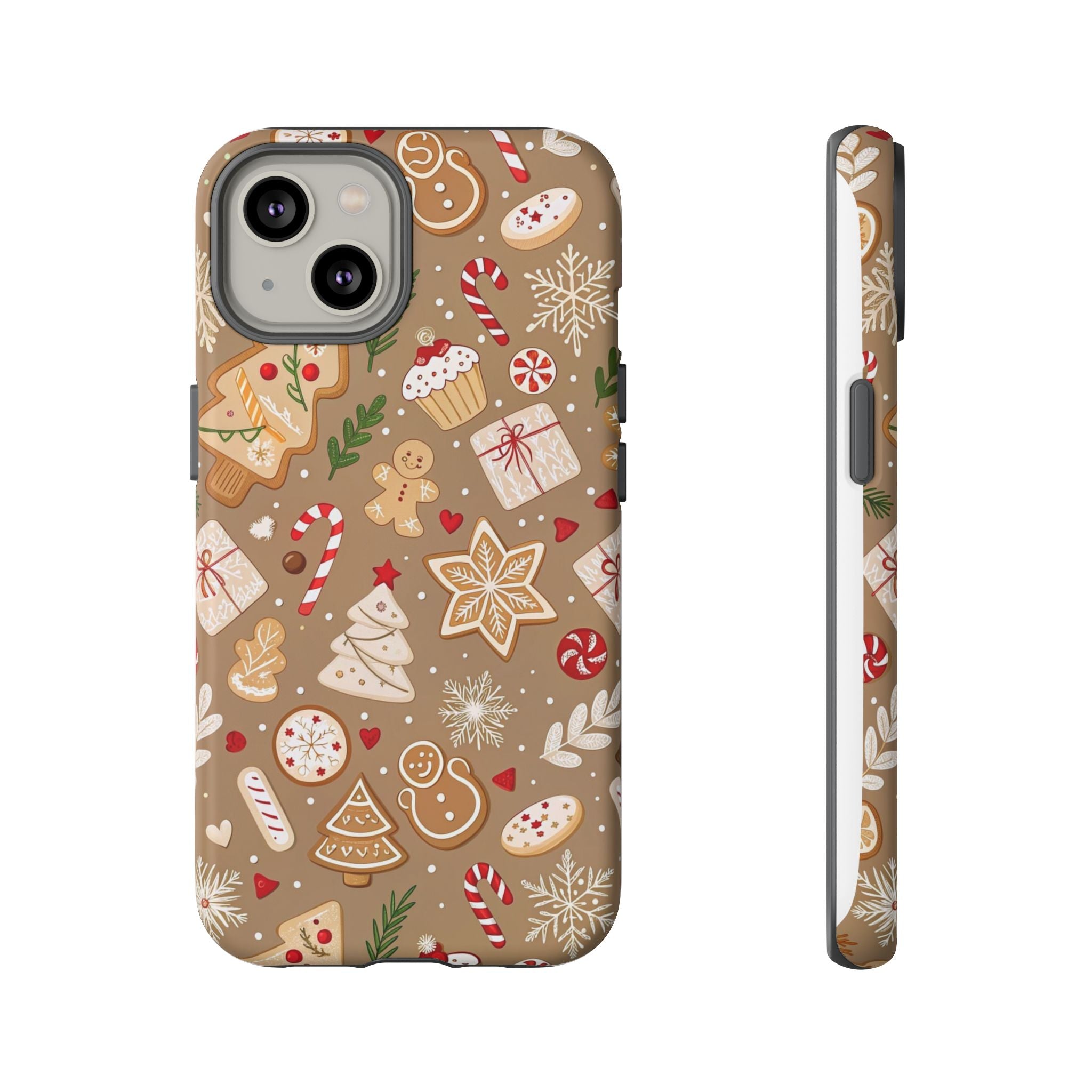 Christmas Gingerbread Pattern Tough Phone Case
