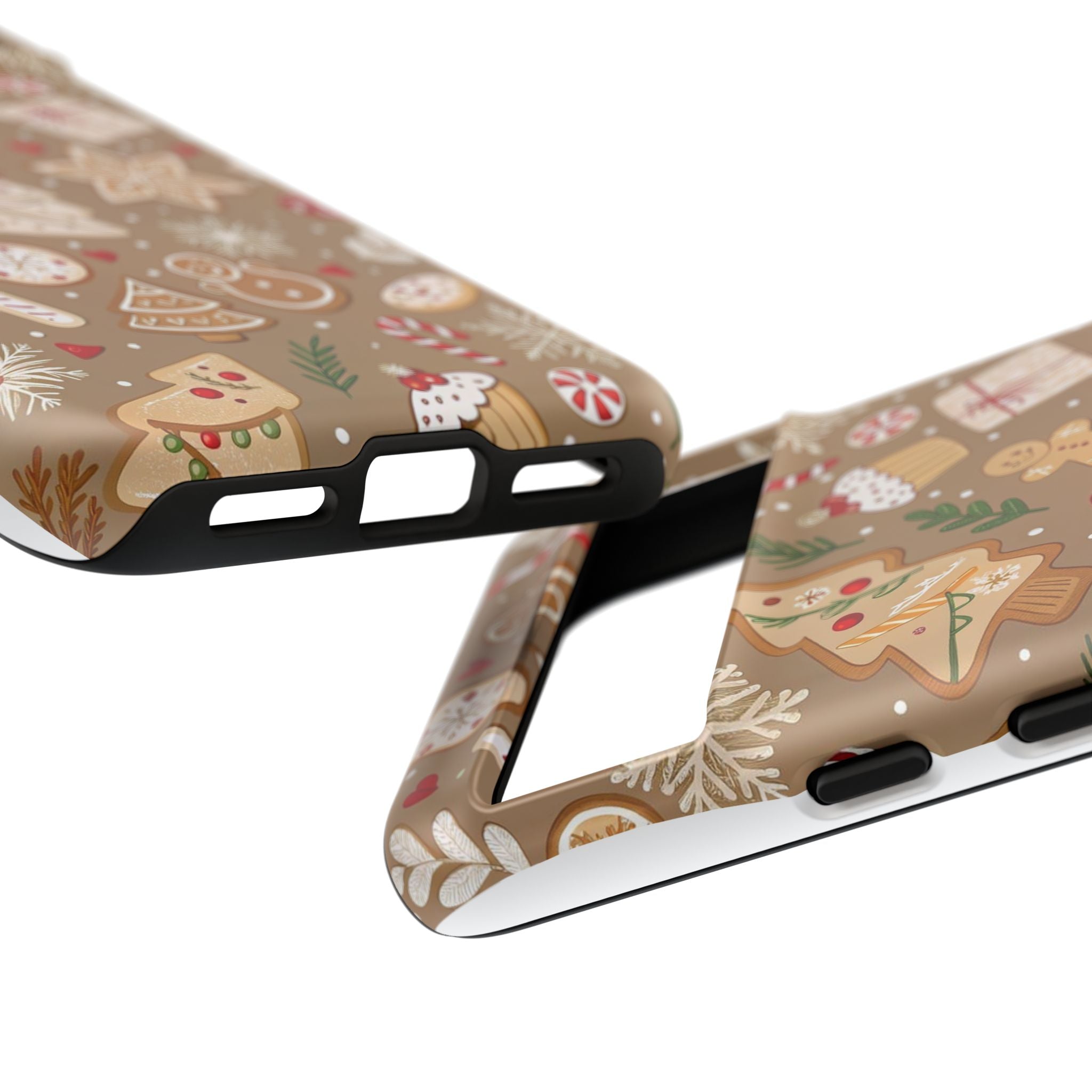 Christmas Gingerbread Pattern Tough Phone Case