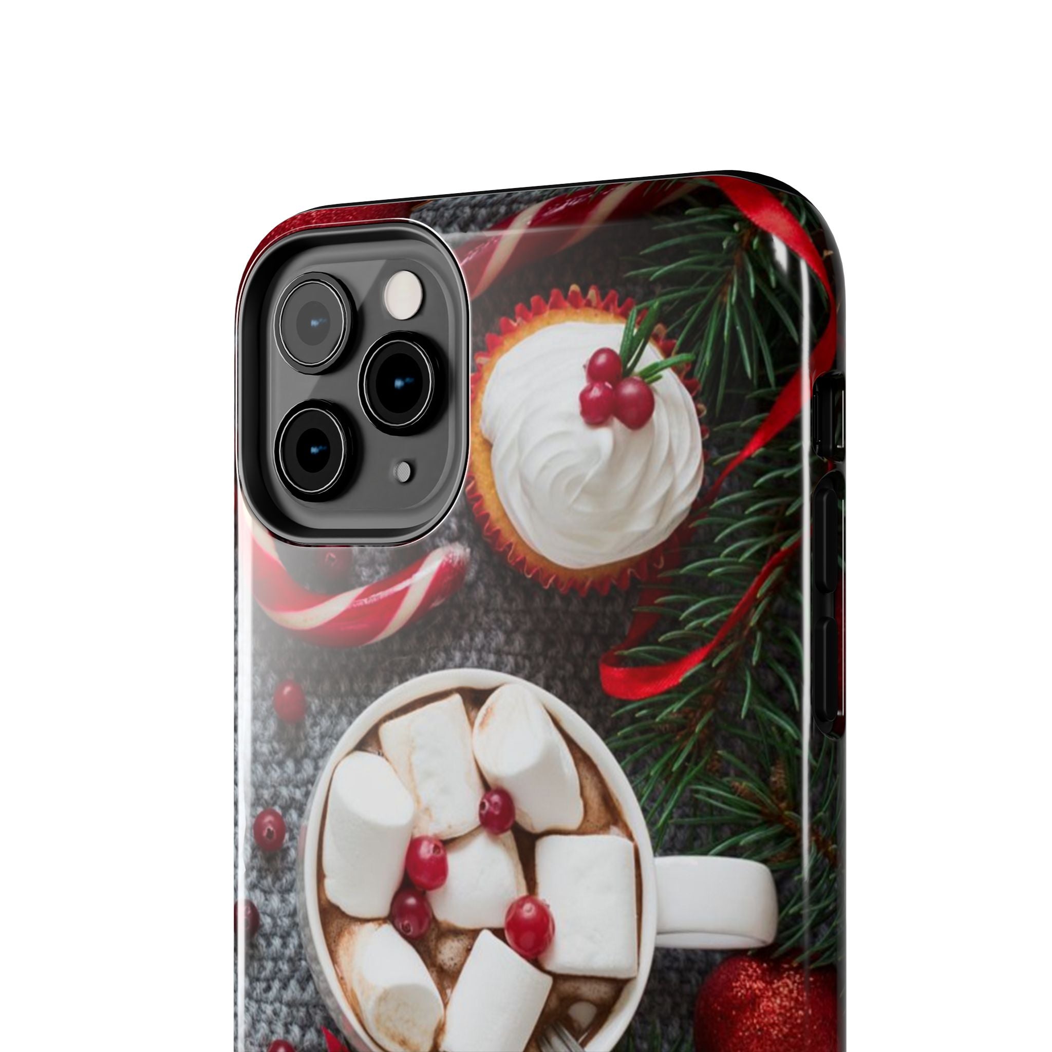 Christmas Hot Cocoa Tough Phone Case — Festive Holiday Drink Design