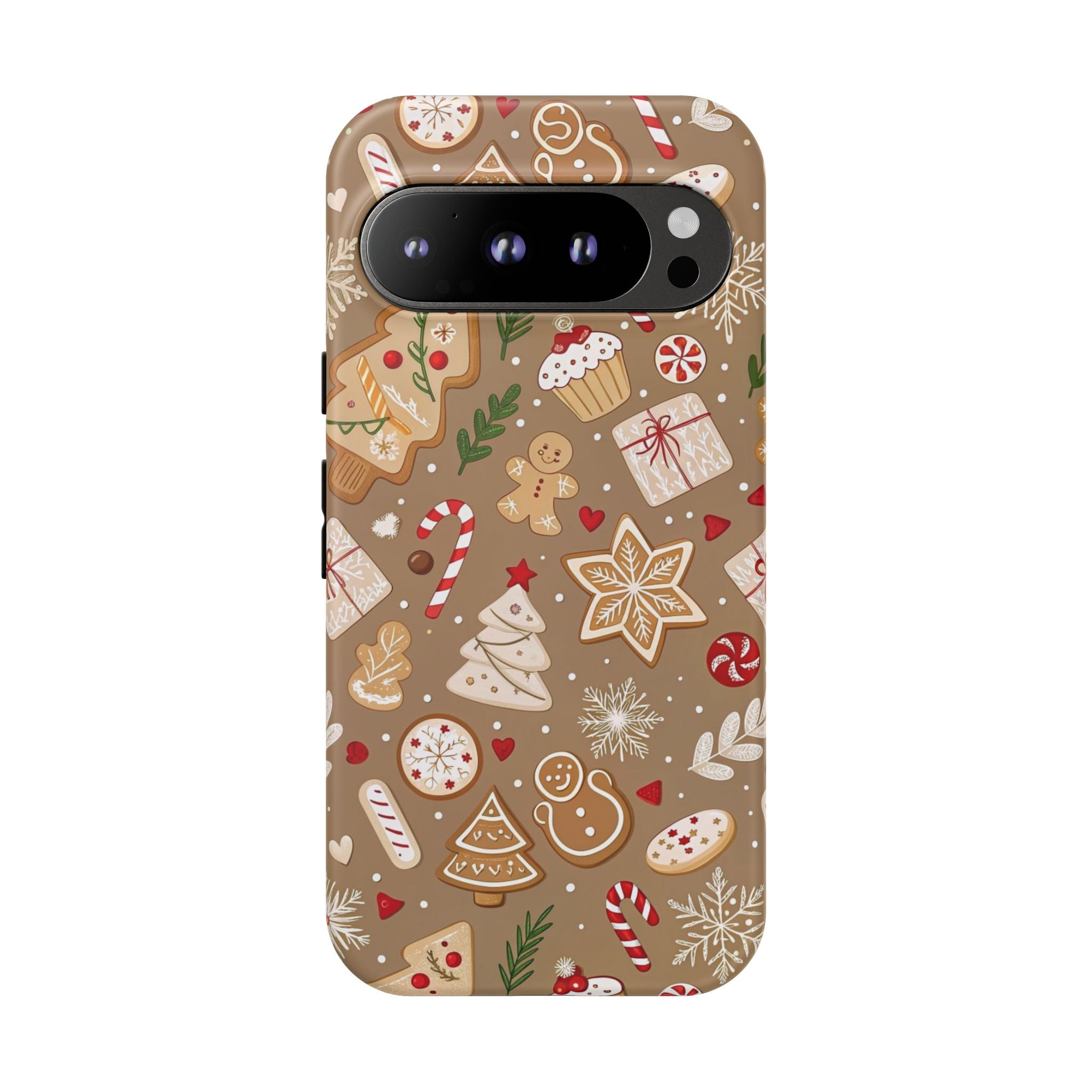 Christmas Gingerbread Pattern Tough Phone Case