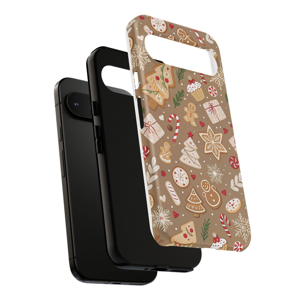 Christmas Gingerbread Pattern Tough Phone Case