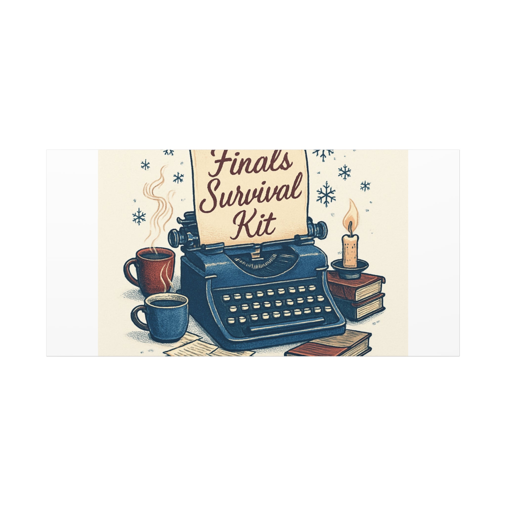 Finals Survival Kit Canvas Wall Art