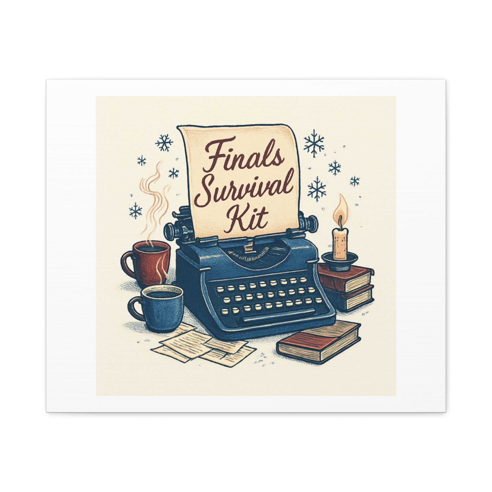Finals Survival Kit Canvas Wall Art