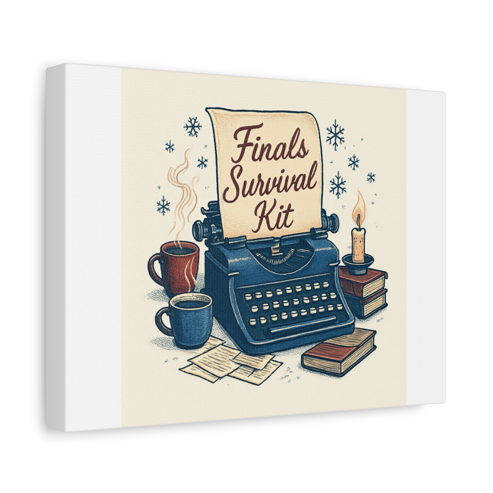 Finals Survival Kit Canvas Wall Art