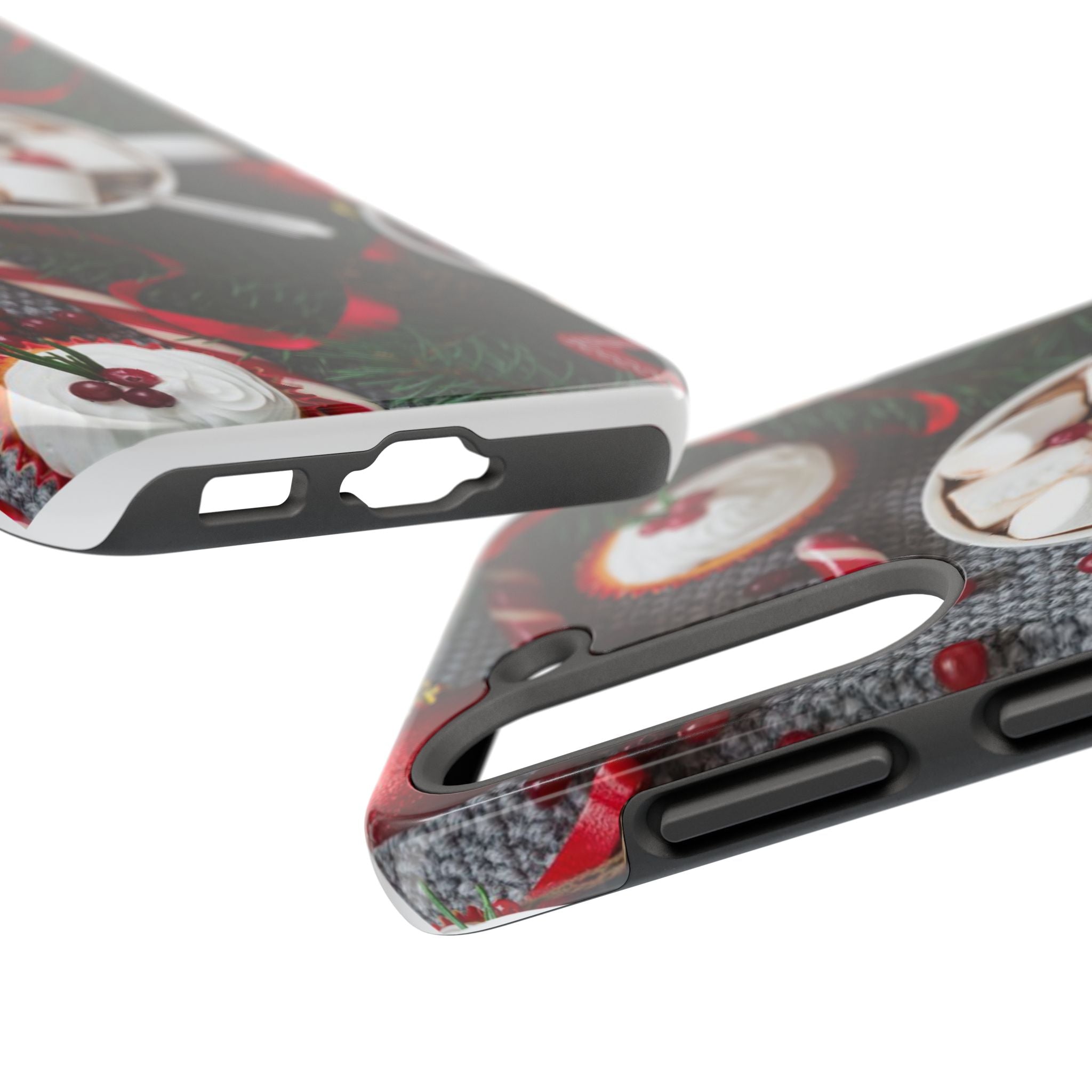 Christmas Hot Cocoa Tough Phone Case — Festive Holiday Drink Design