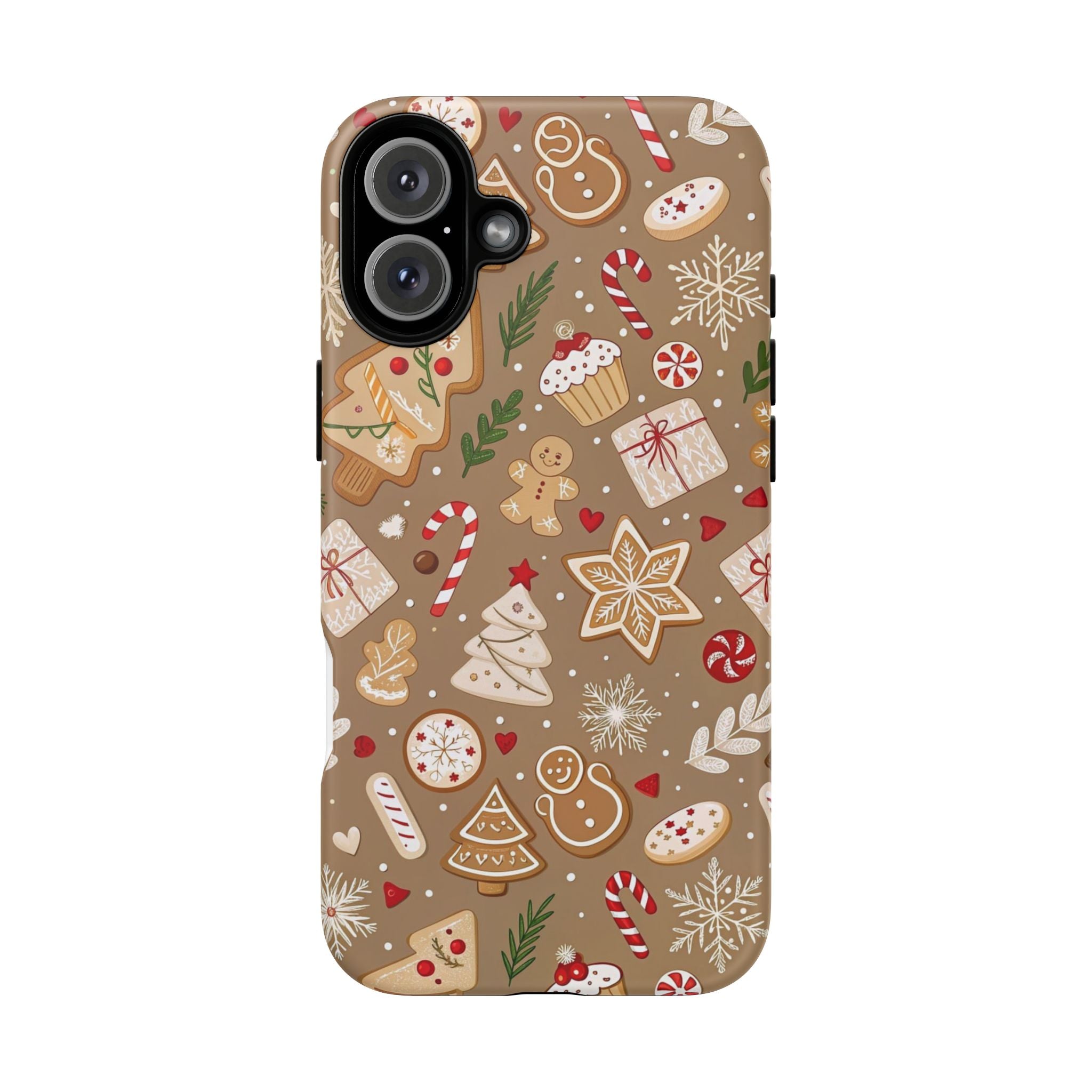 Christmas Gingerbread Pattern Tough Phone Case