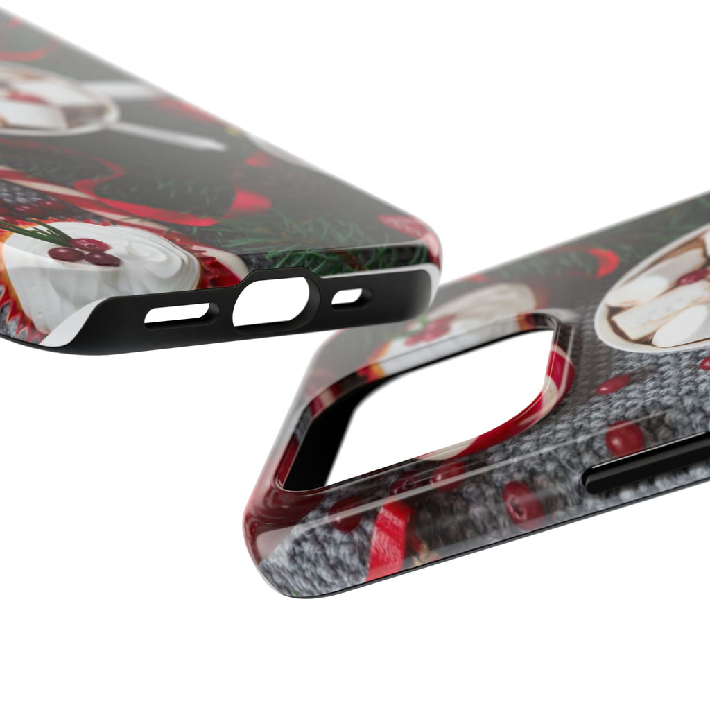Christmas Hot Cocoa Tough Phone Case — Festive Holiday Drink Design