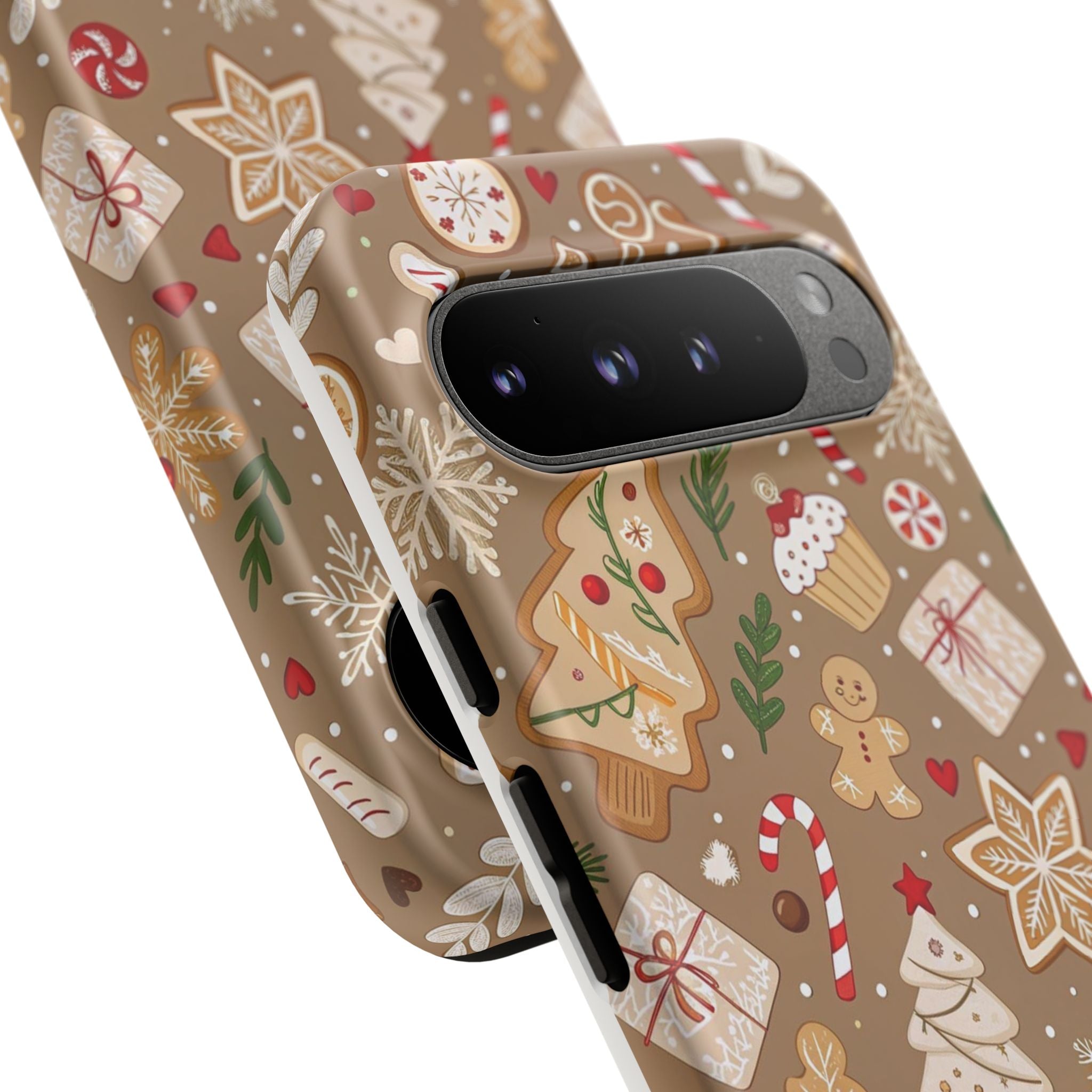 Christmas Gingerbread Pattern Tough Phone Case
