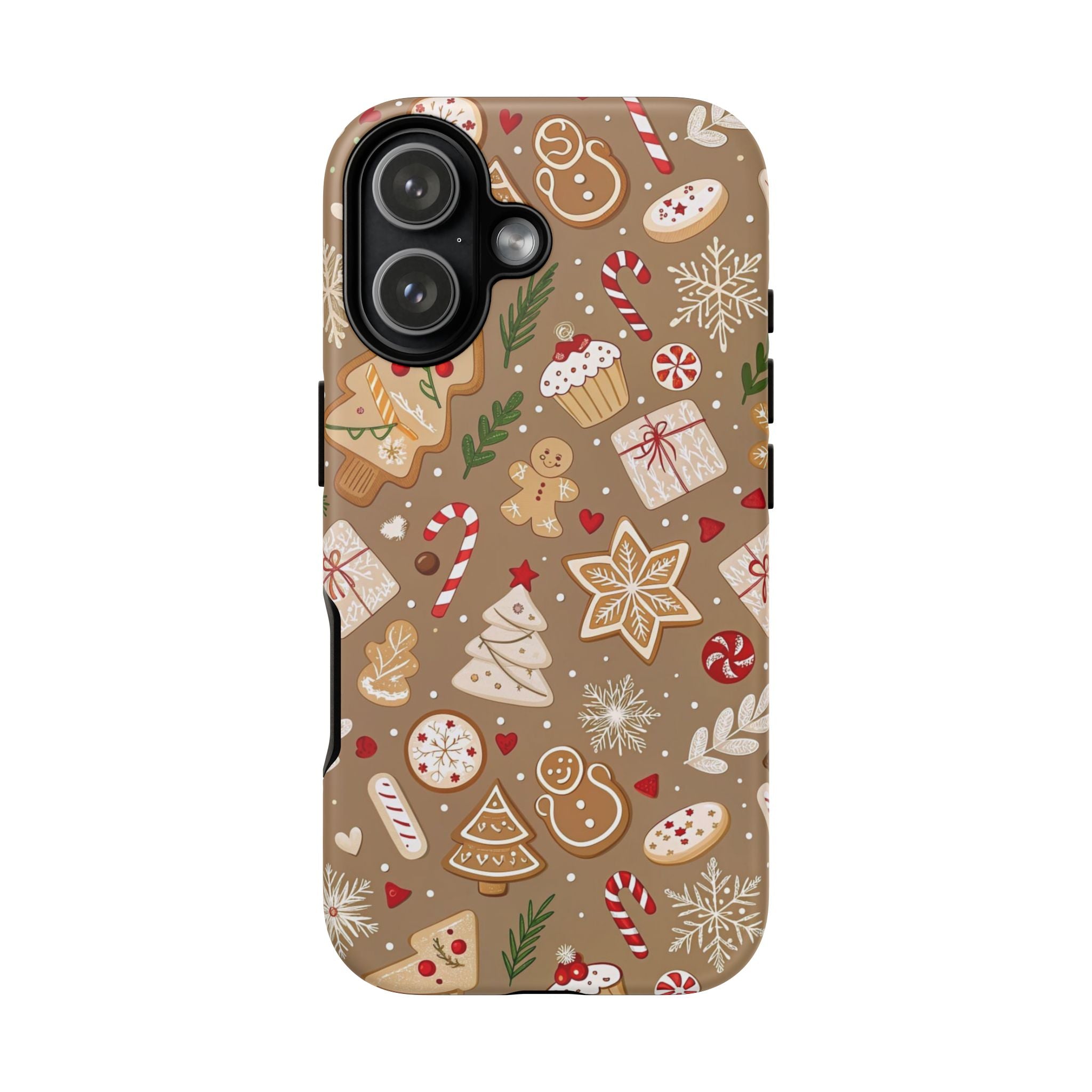 Christmas Gingerbread Pattern Tough Phone Case