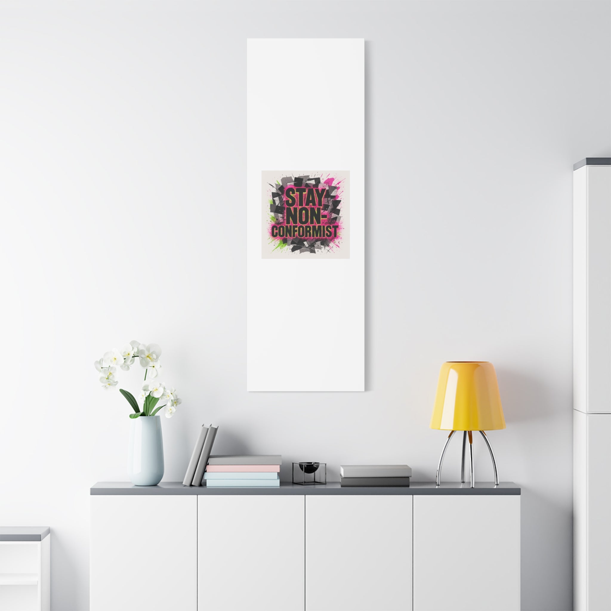 Canvas Wall Art — “Stay Non-Conformist” Street Art Print