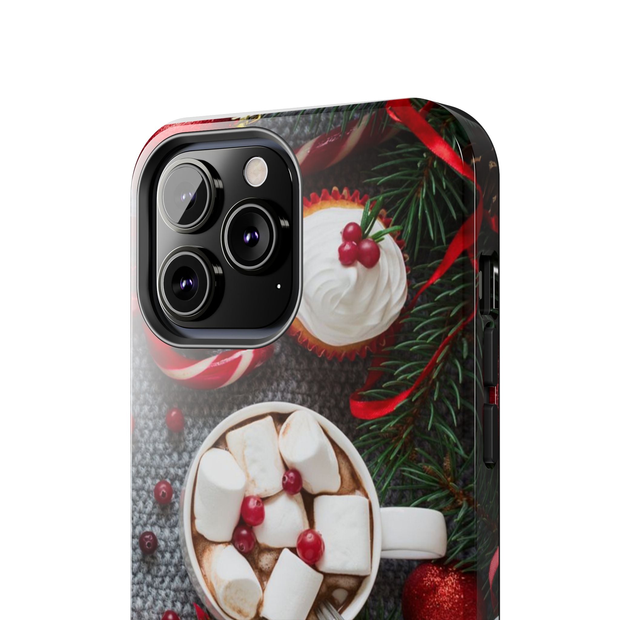 Christmas Hot Cocoa Tough Phone Case — Festive Holiday Drink Design