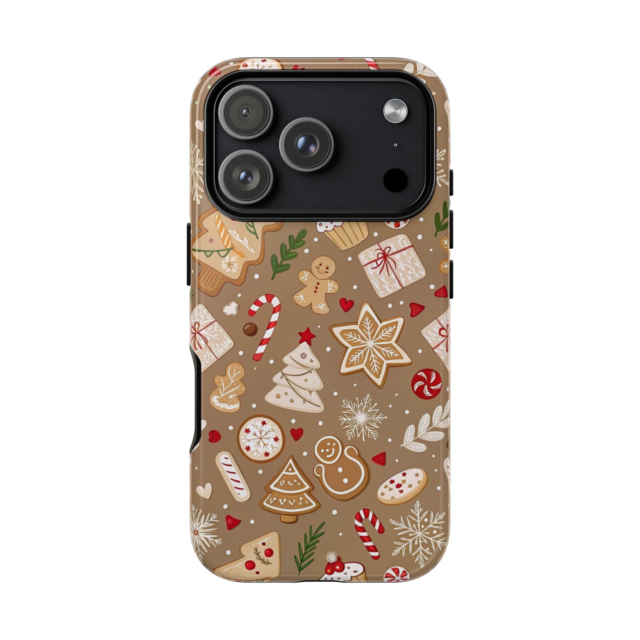 Christmas Gingerbread Pattern Tough Phone Case