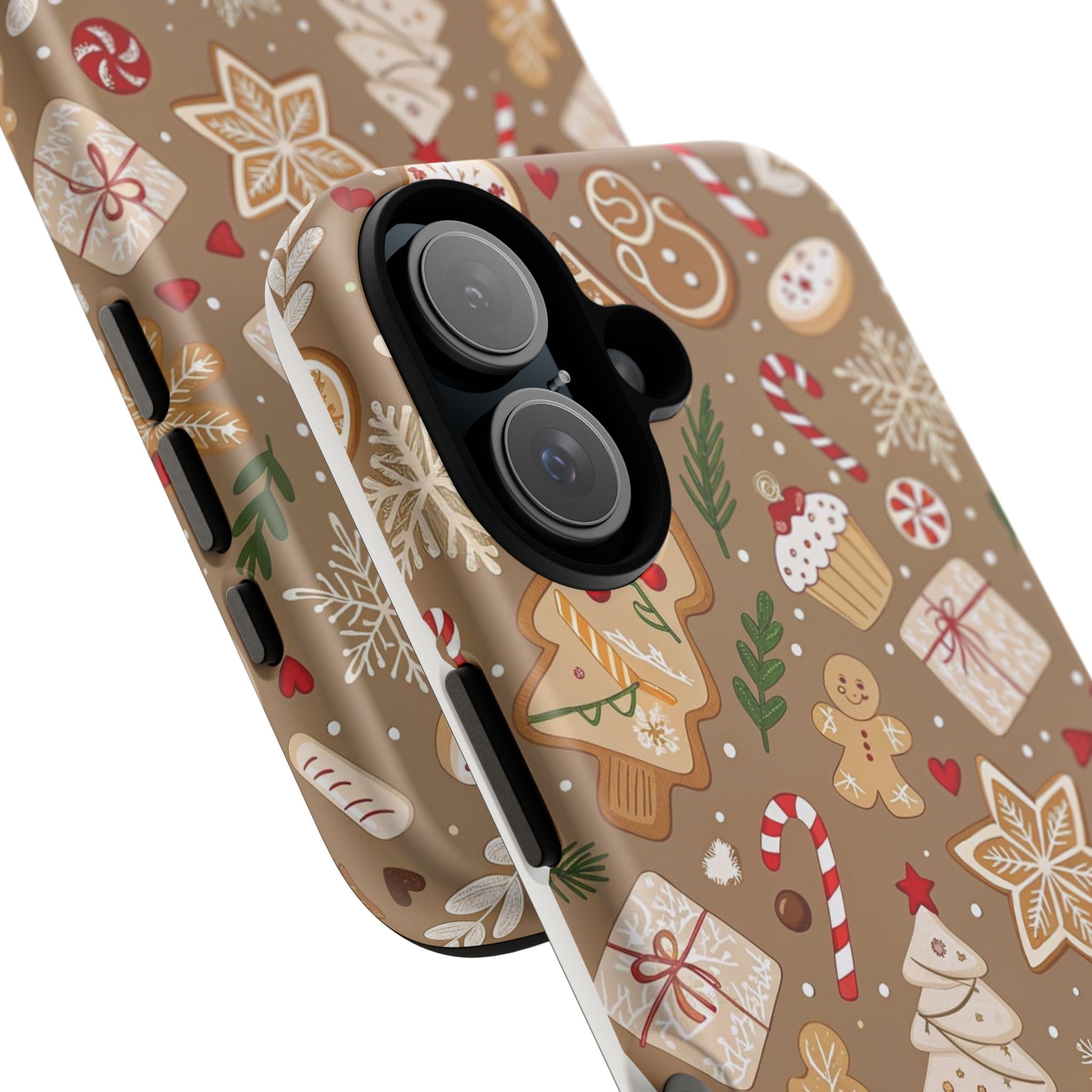 Christmas Gingerbread Pattern Tough Phone Case