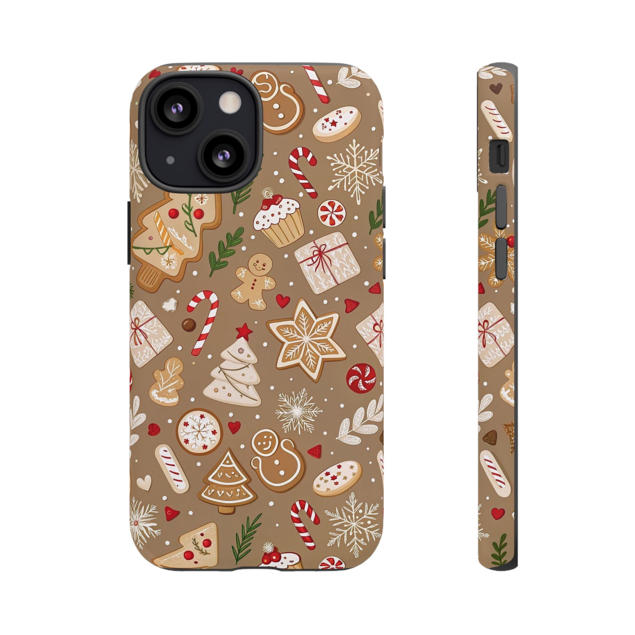 Christmas Gingerbread Pattern Tough Phone Case
