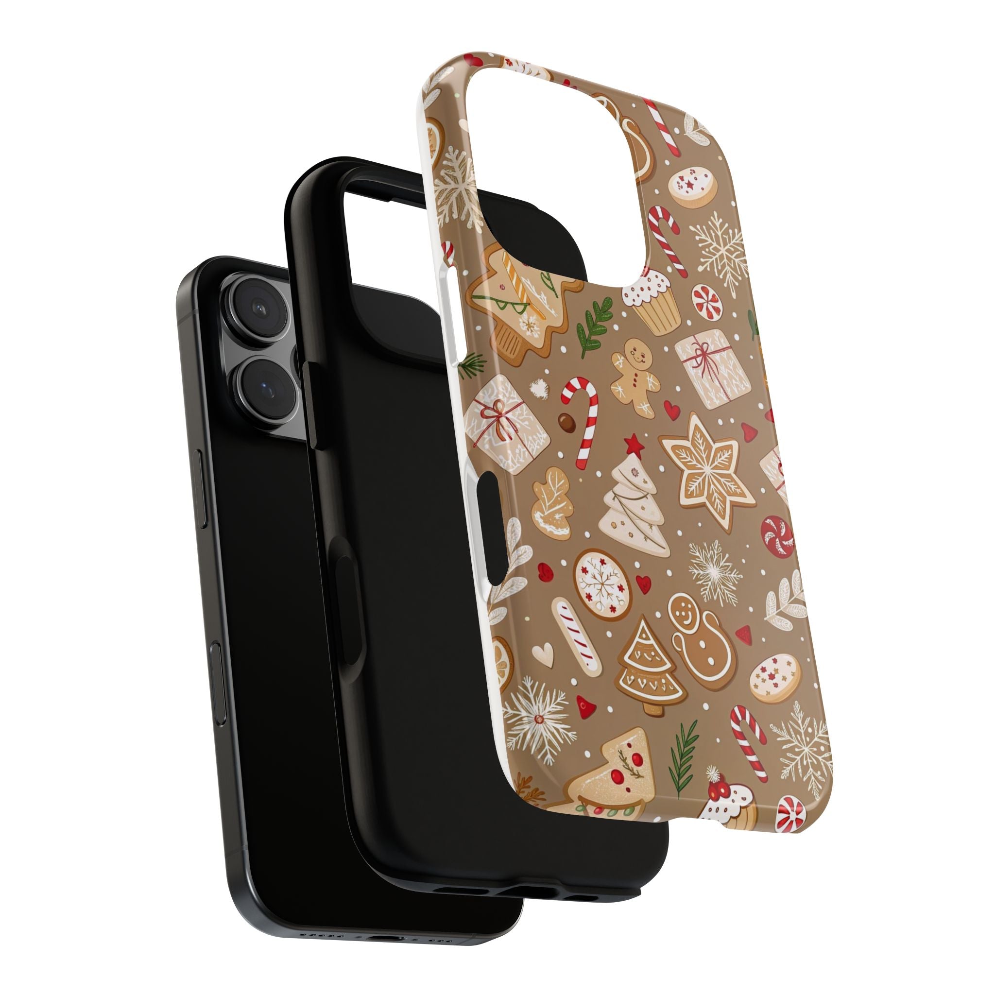Christmas Gingerbread Pattern Tough Phone Case