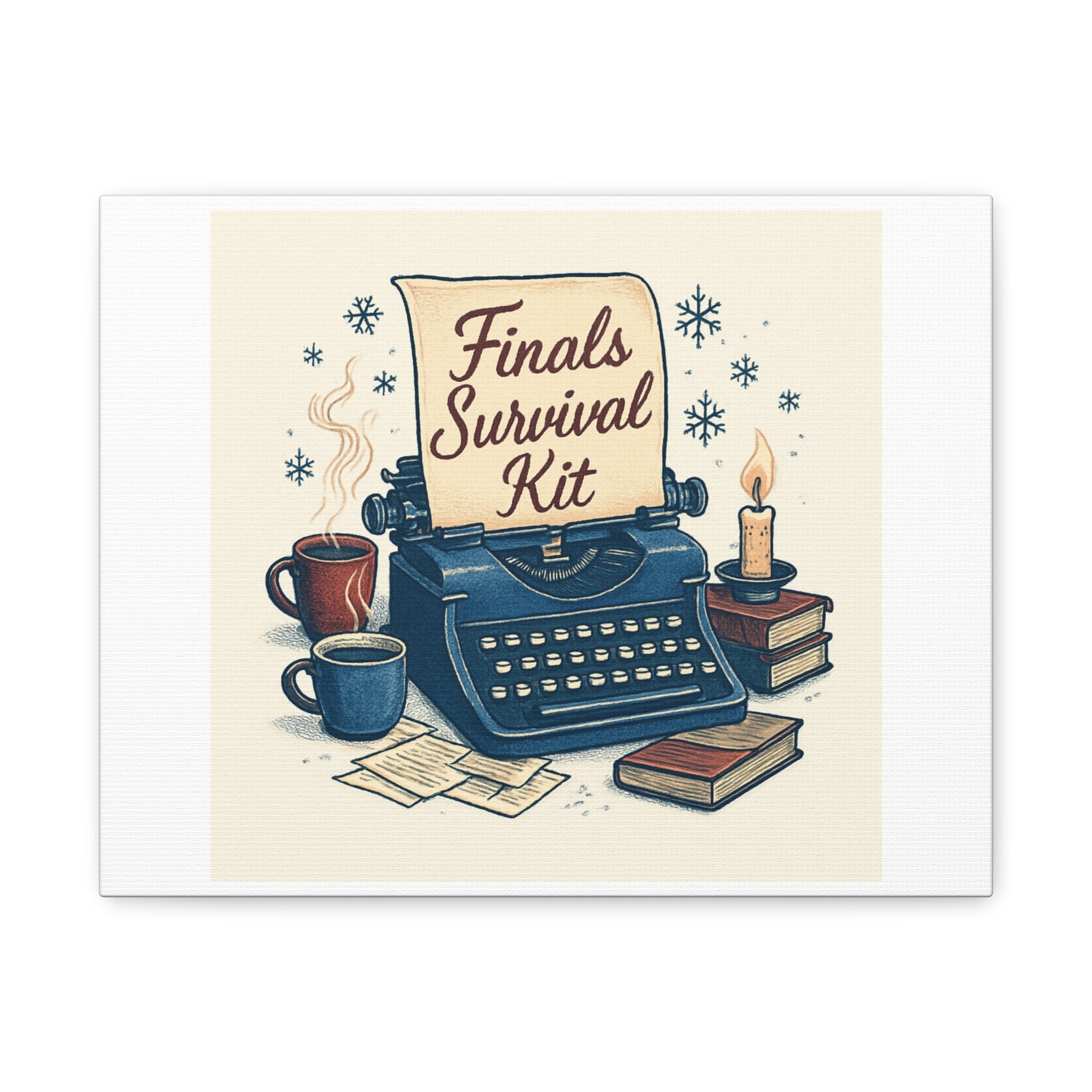 Finals Survival Kit Canvas Wall Art