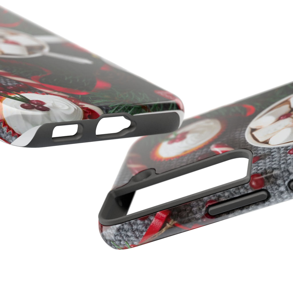 Christmas Hot Cocoa Tough Phone Case — Festive Holiday Drink Design