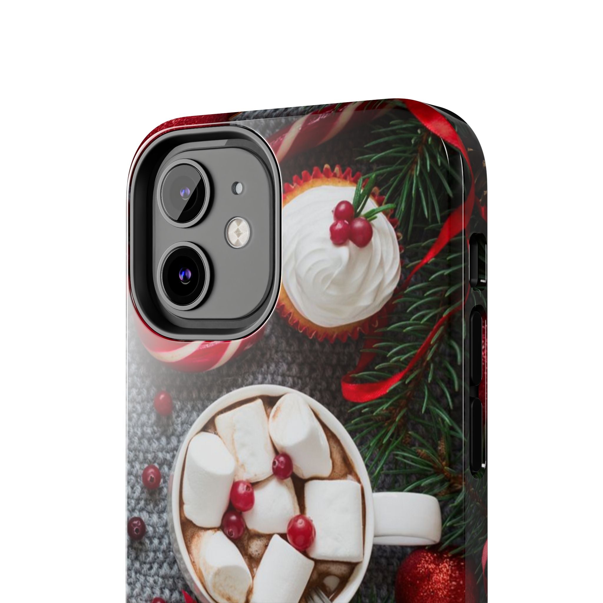 Christmas Hot Cocoa Tough Phone Case — Festive Holiday Drink Design