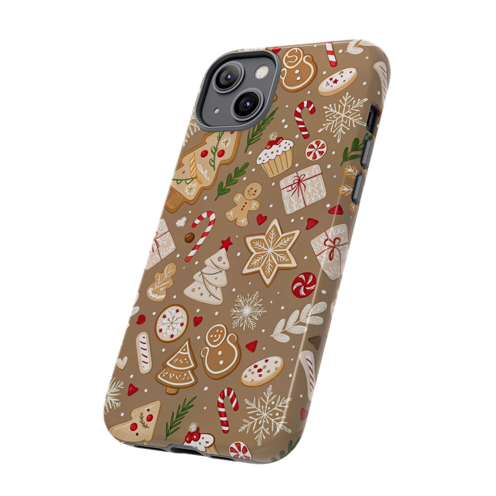 Christmas Gingerbread Pattern Tough Phone Case