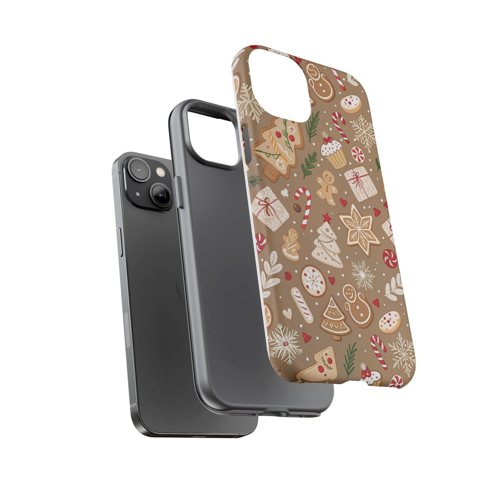 Christmas Gingerbread Pattern Tough Phone Case