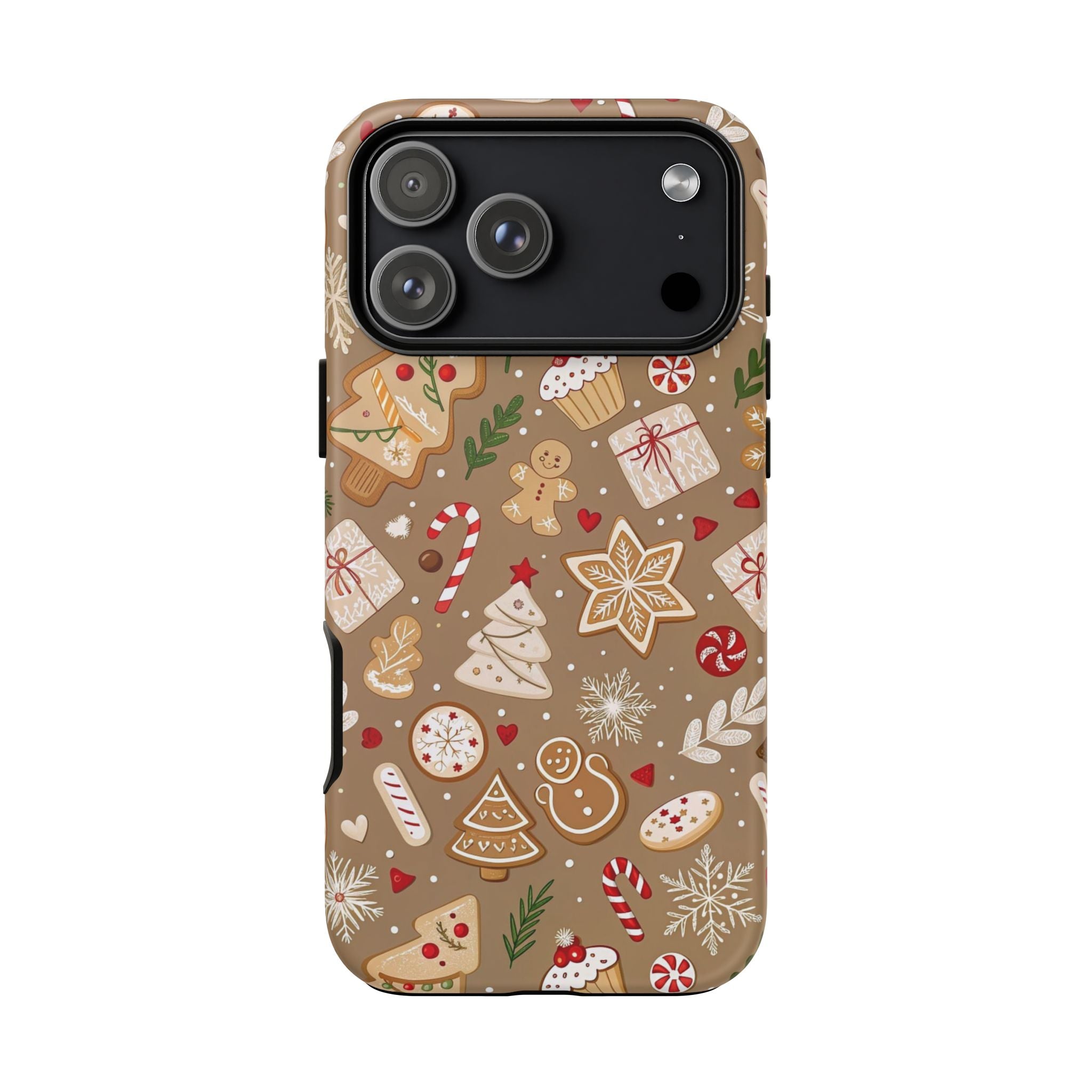 Christmas Gingerbread Pattern Tough Phone Case