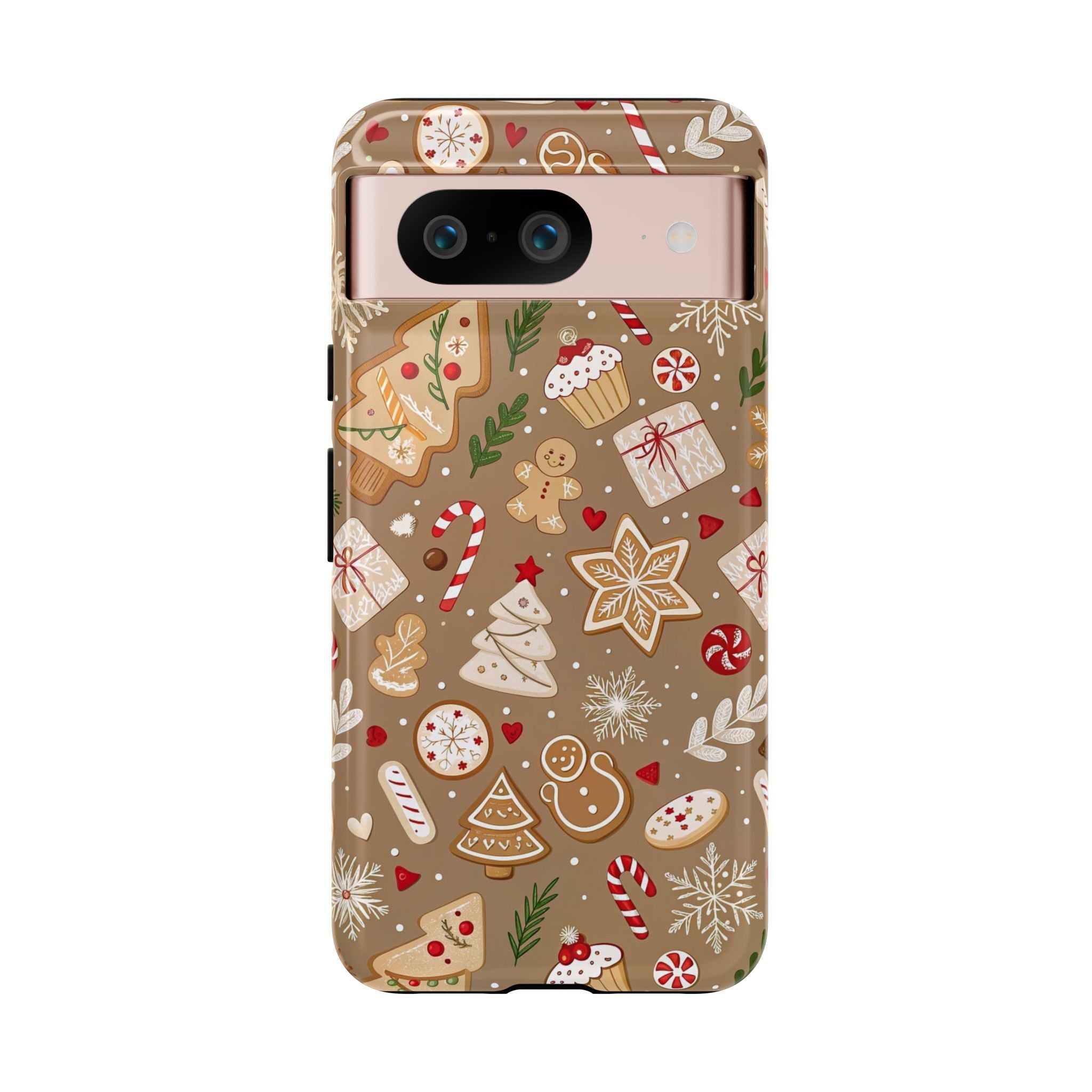 Christmas Gingerbread Pattern Tough Phone Case
