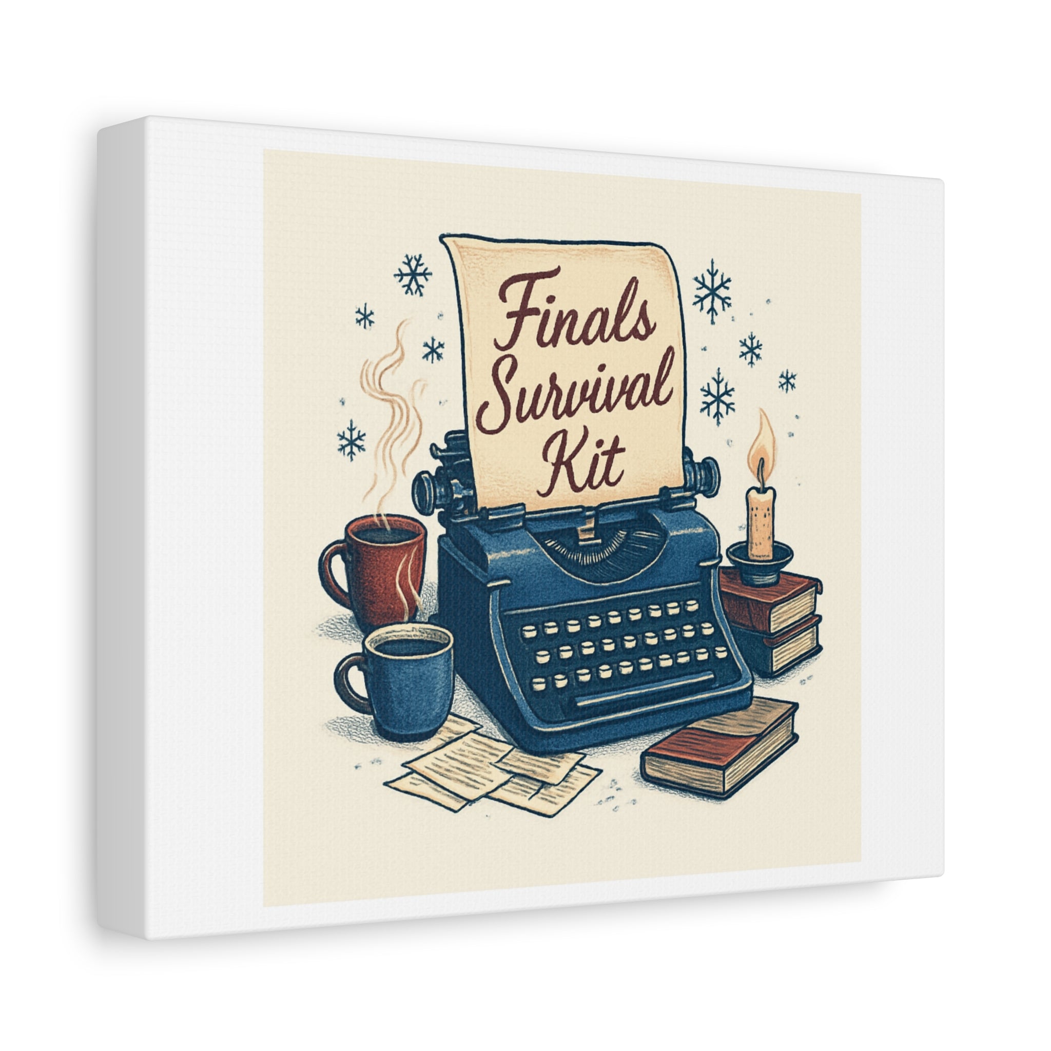 Finals Survival Kit Canvas Wall Art