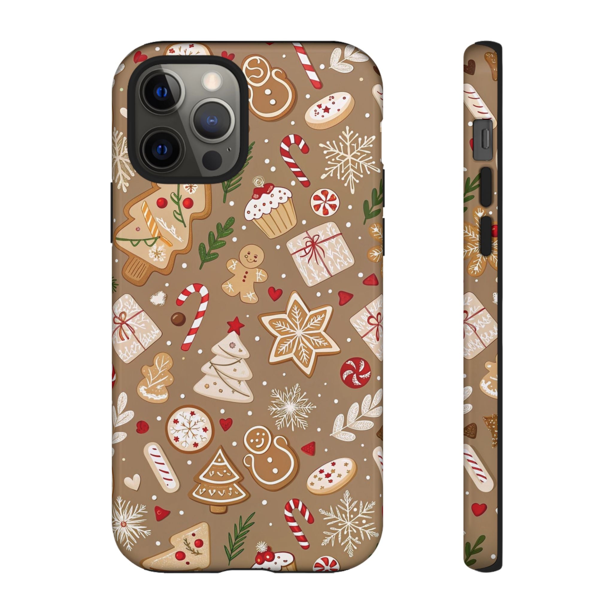 Christmas Gingerbread Pattern Tough Phone Case