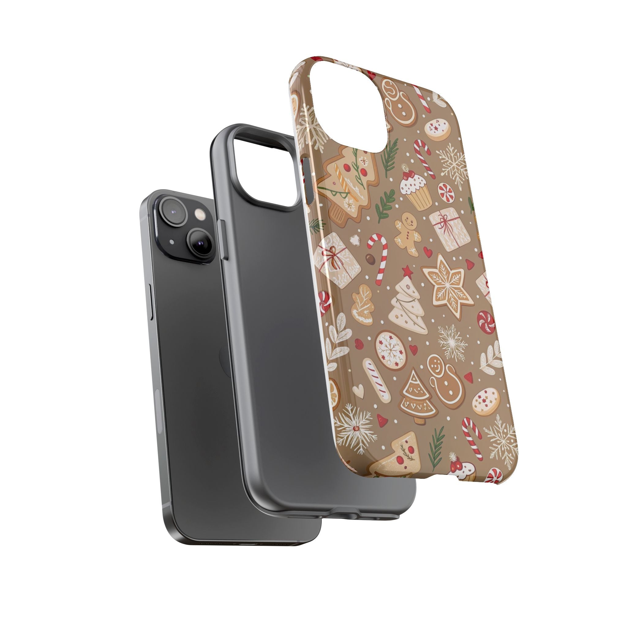 Christmas Gingerbread Pattern Tough Phone Case