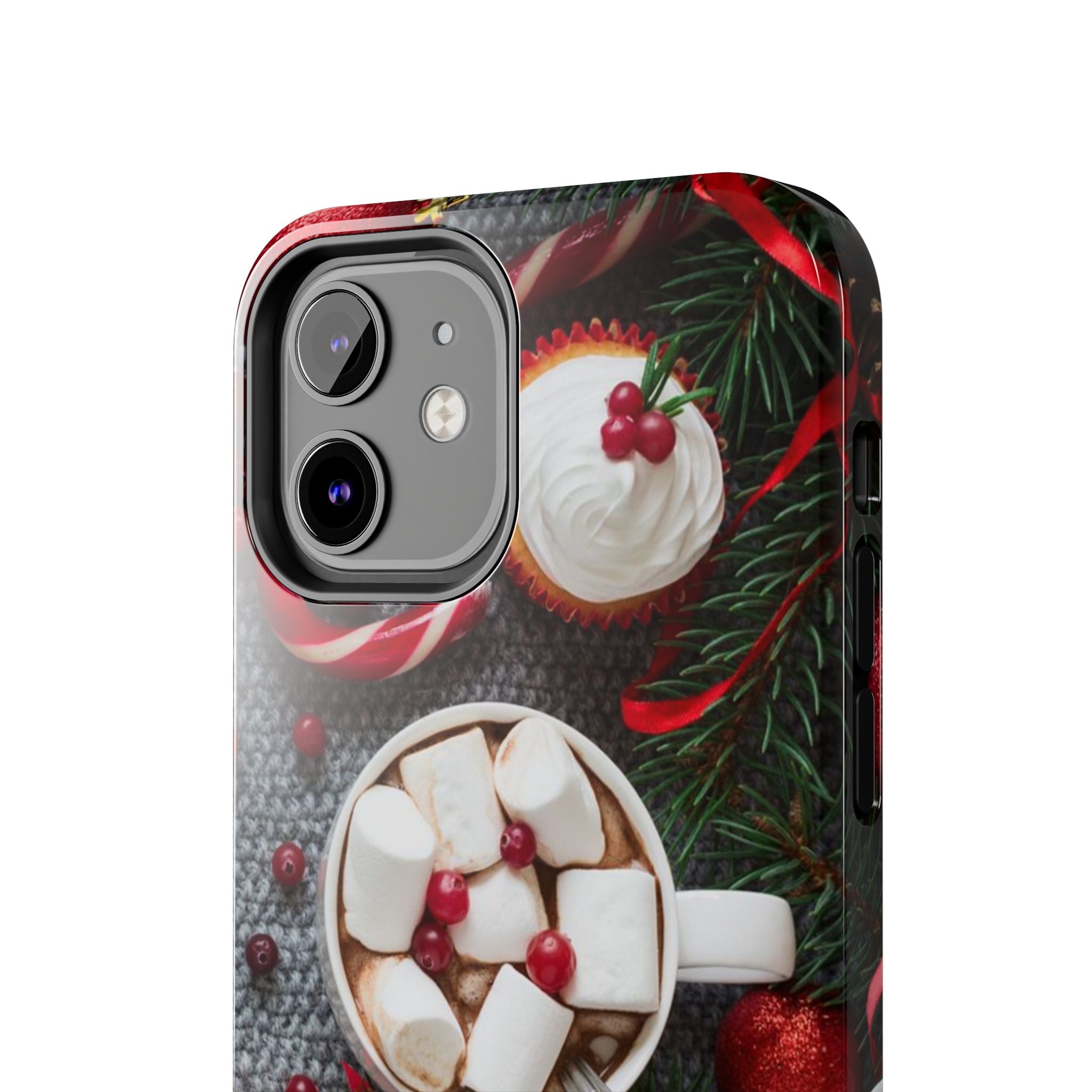 Christmas Hot Cocoa Tough Phone Case — Festive Holiday Drink Design