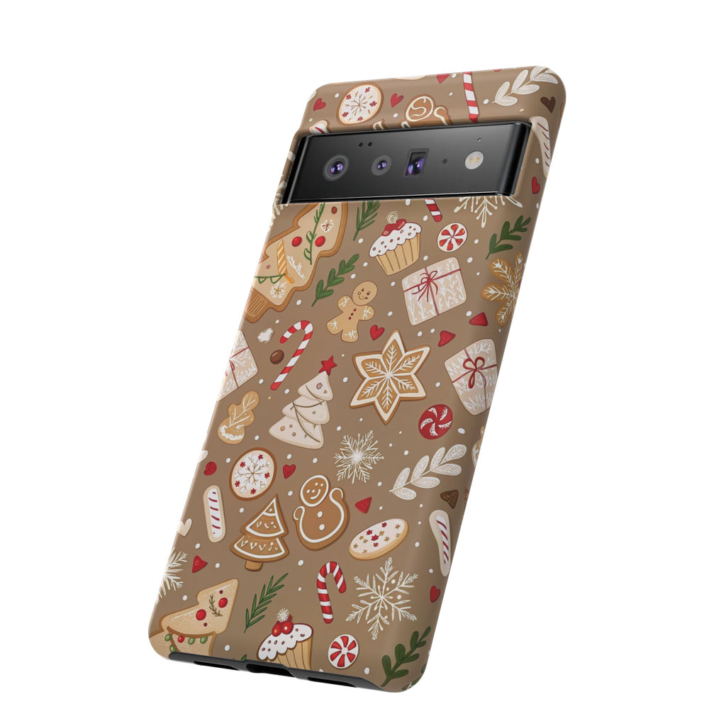 Christmas Gingerbread Pattern Tough Phone Case