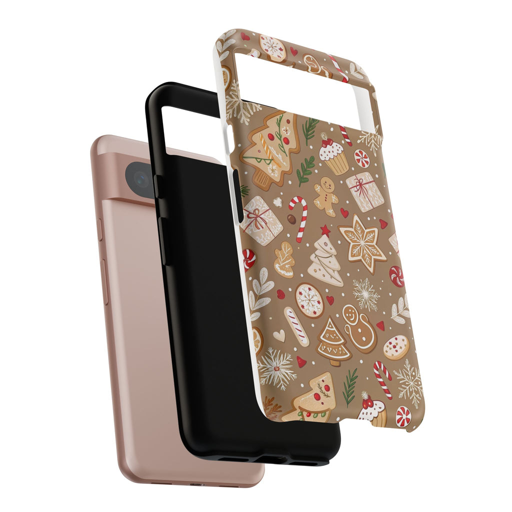 Christmas Gingerbread Pattern Tough Phone Case
