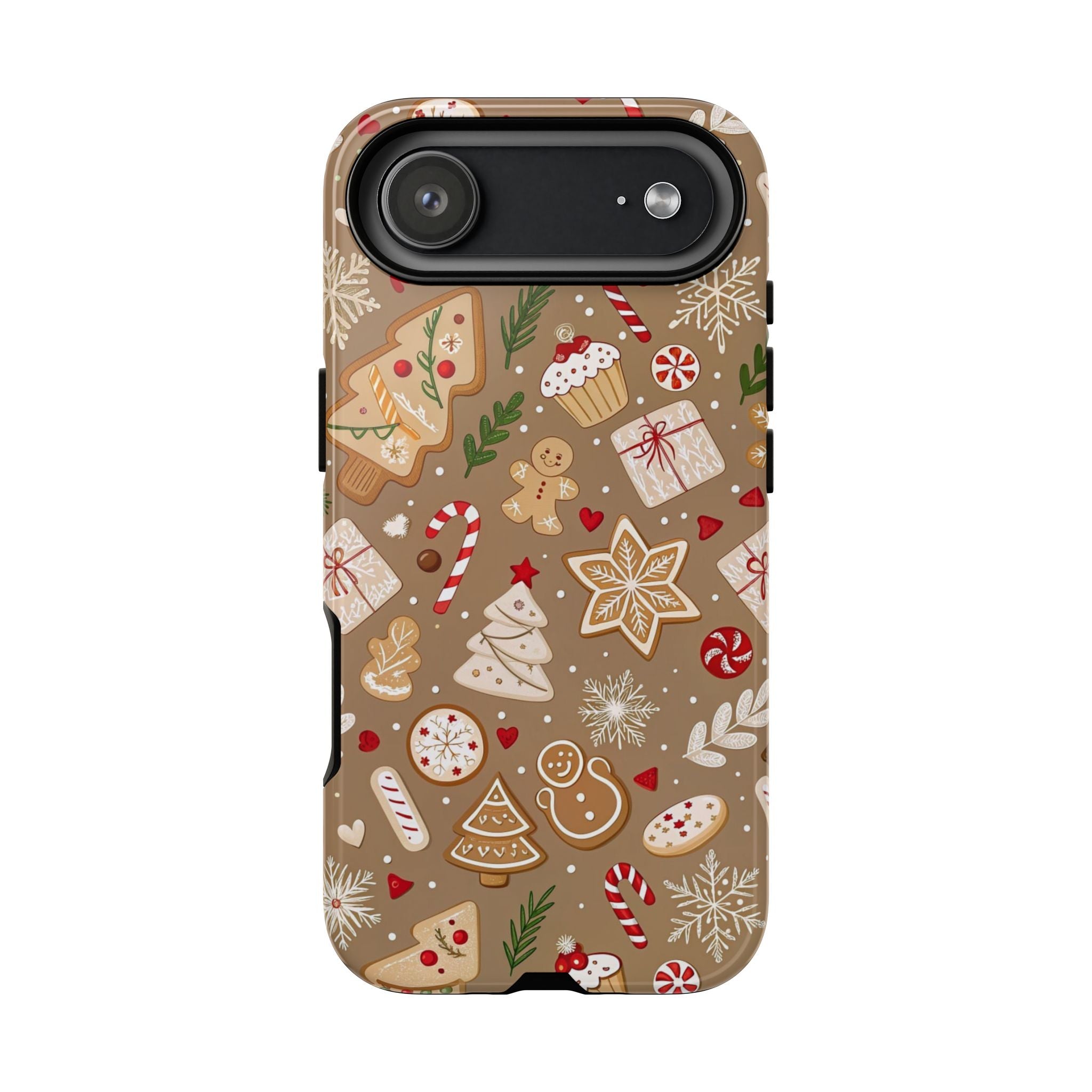 Christmas Gingerbread Pattern Tough Phone Case