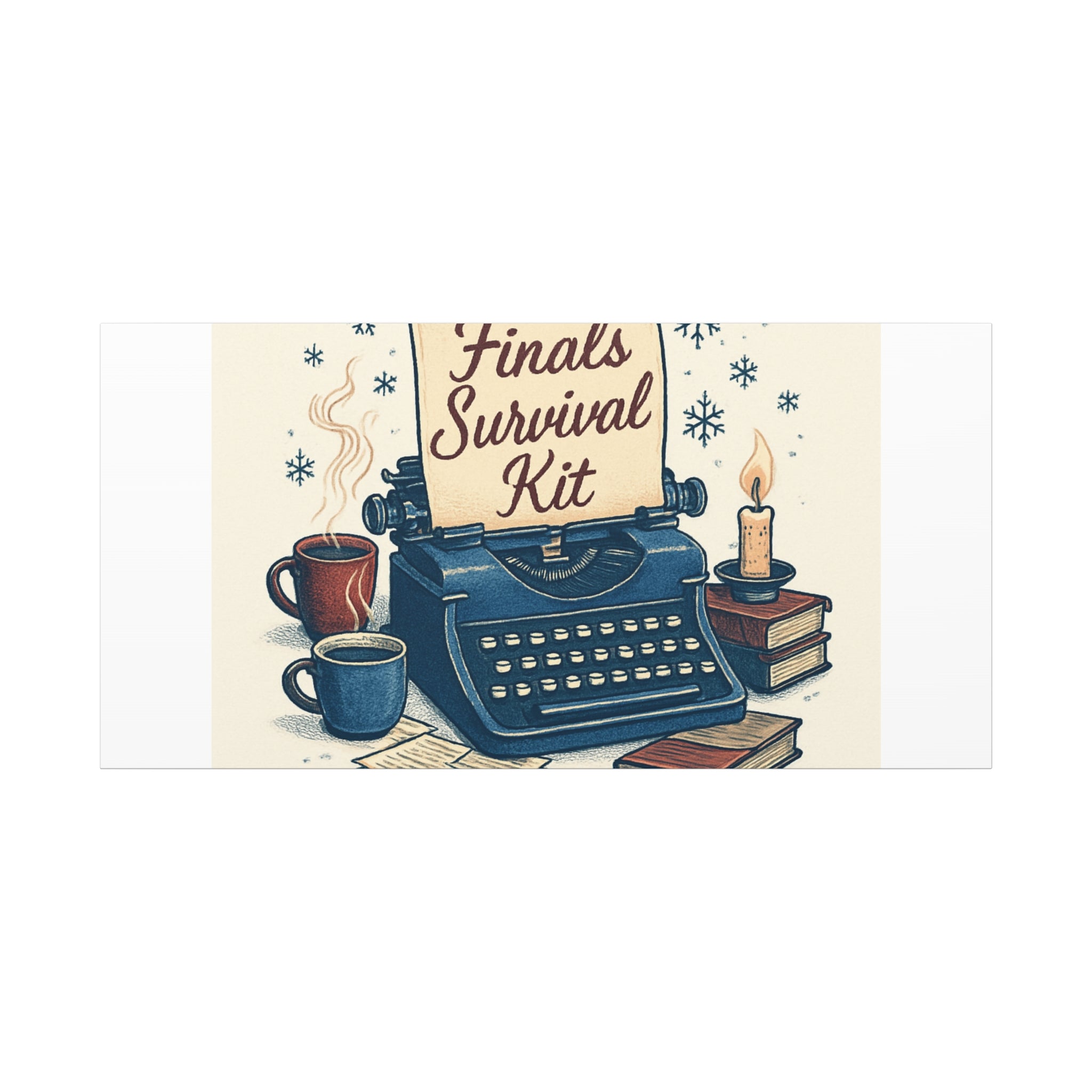 Finals Survival Kit Canvas Wall Art