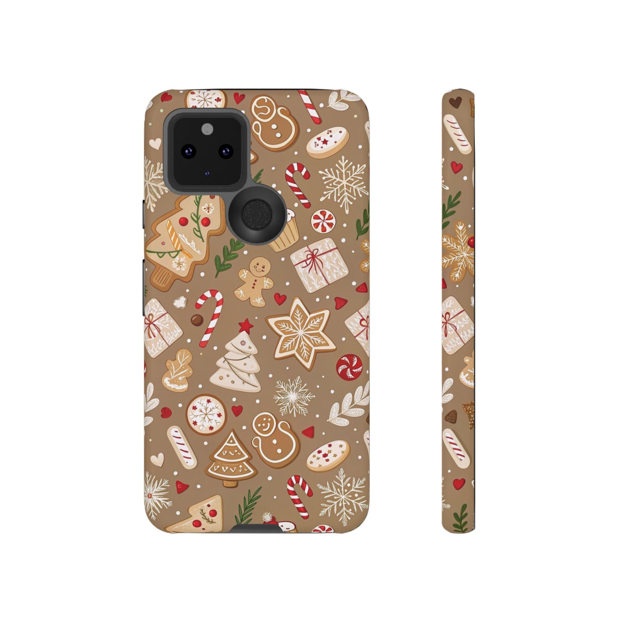 Christmas Gingerbread Pattern Tough Phone Case
