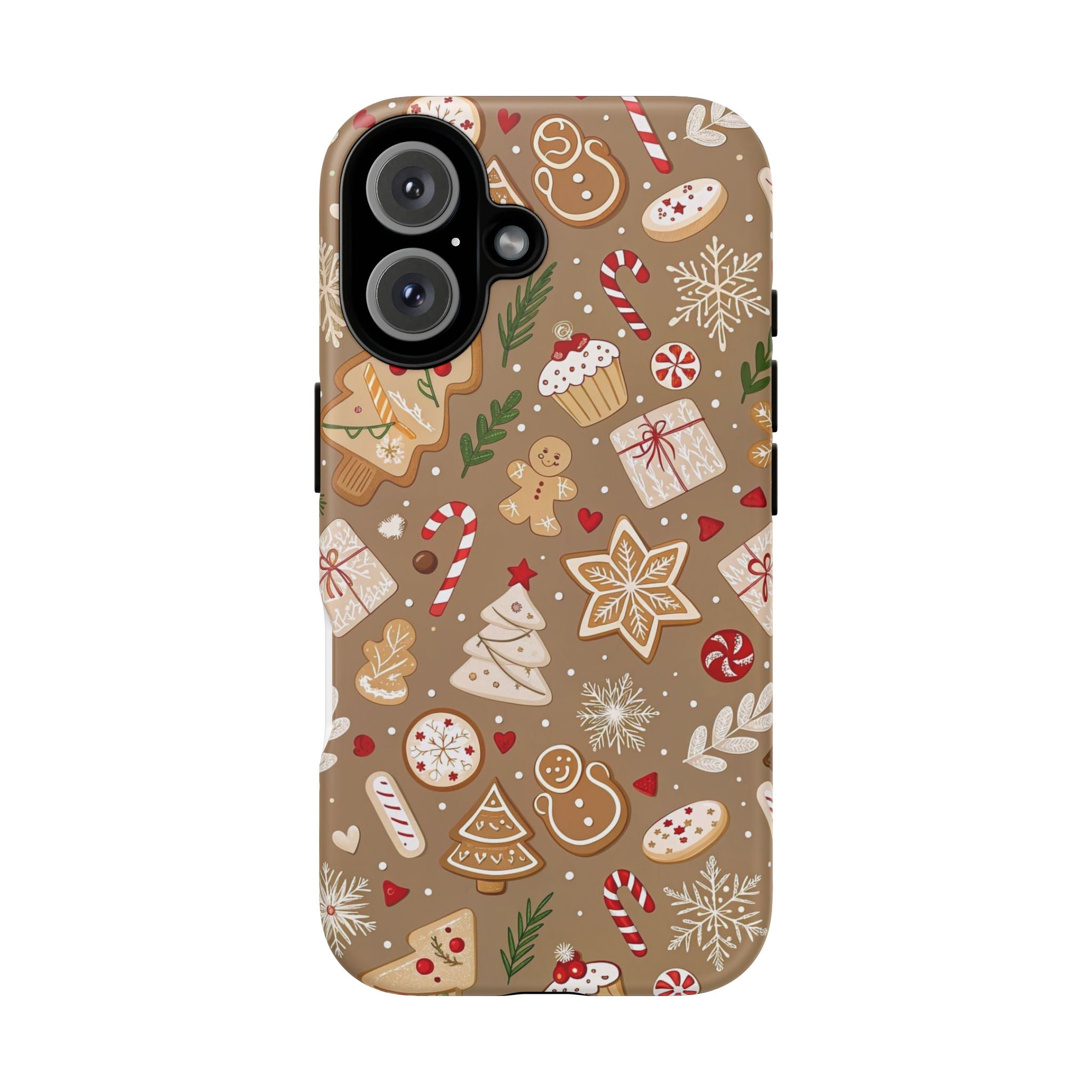 Christmas Gingerbread Pattern Tough Phone Case