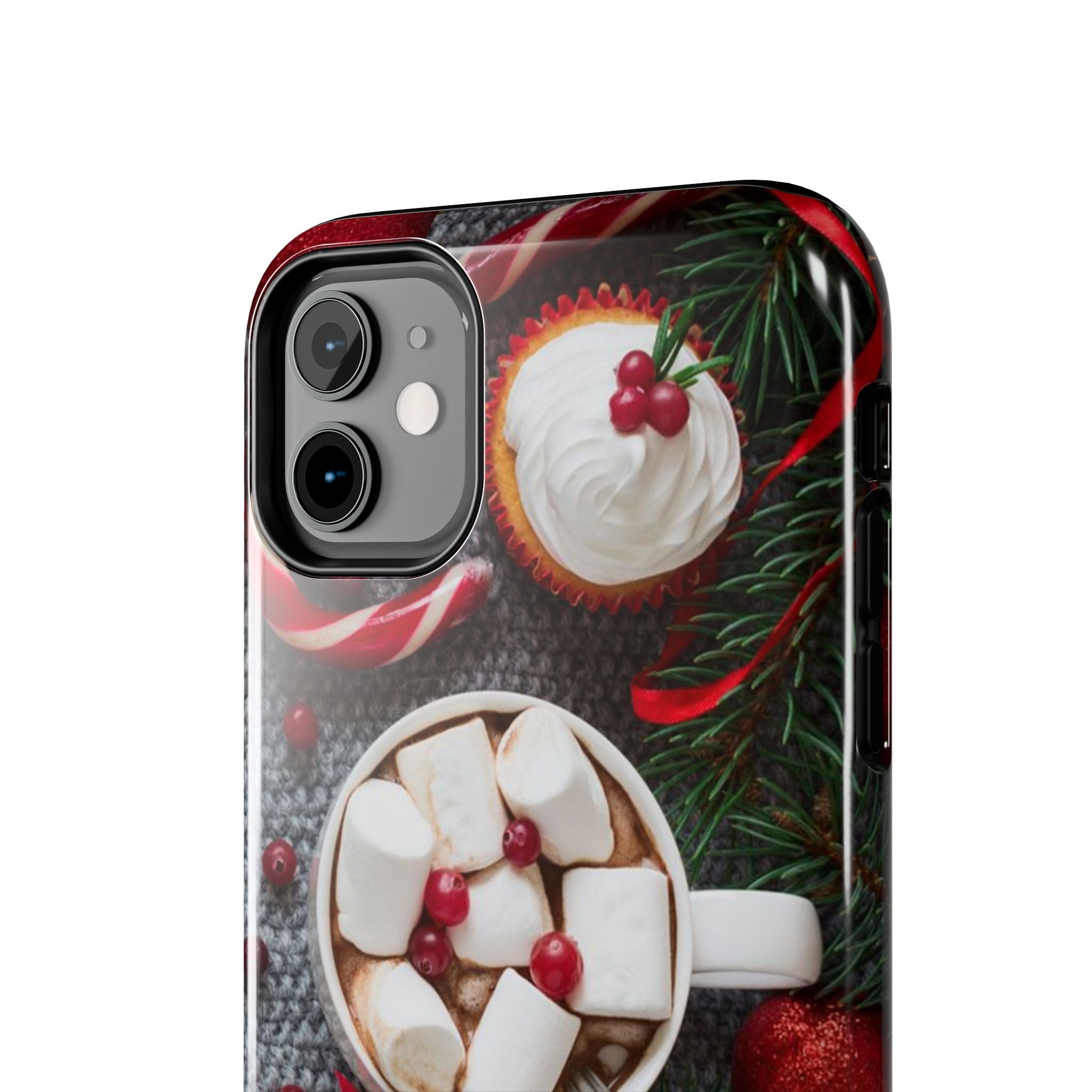 Christmas Hot Cocoa Tough Phone Case — Festive Holiday Drink Design