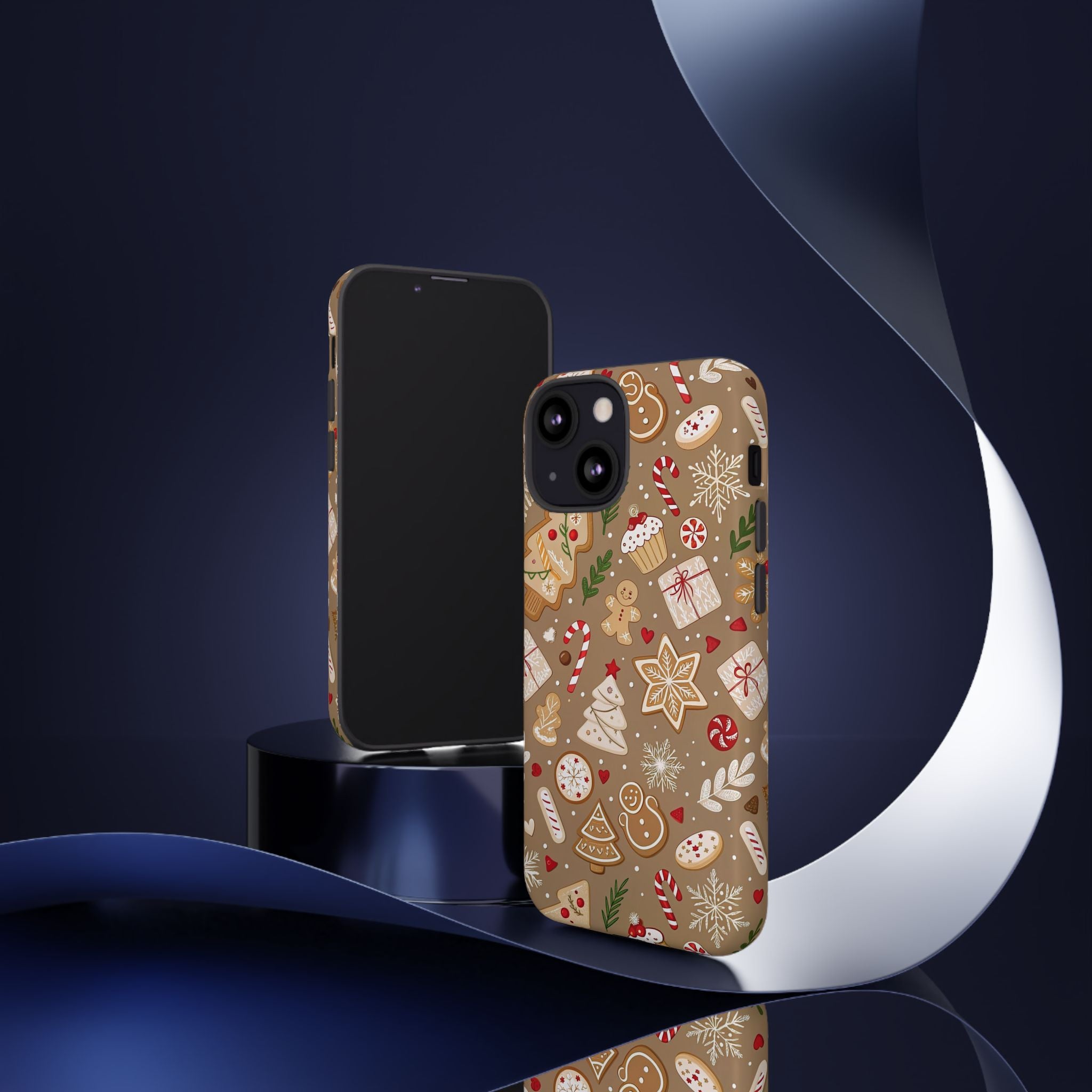 Christmas Gingerbread Pattern Tough Phone Case