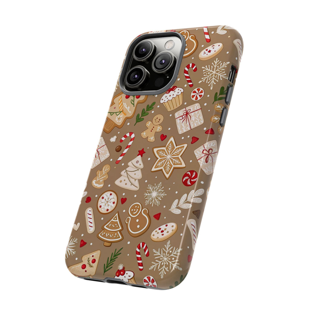 Christmas Gingerbread Pattern Tough Phone Case
