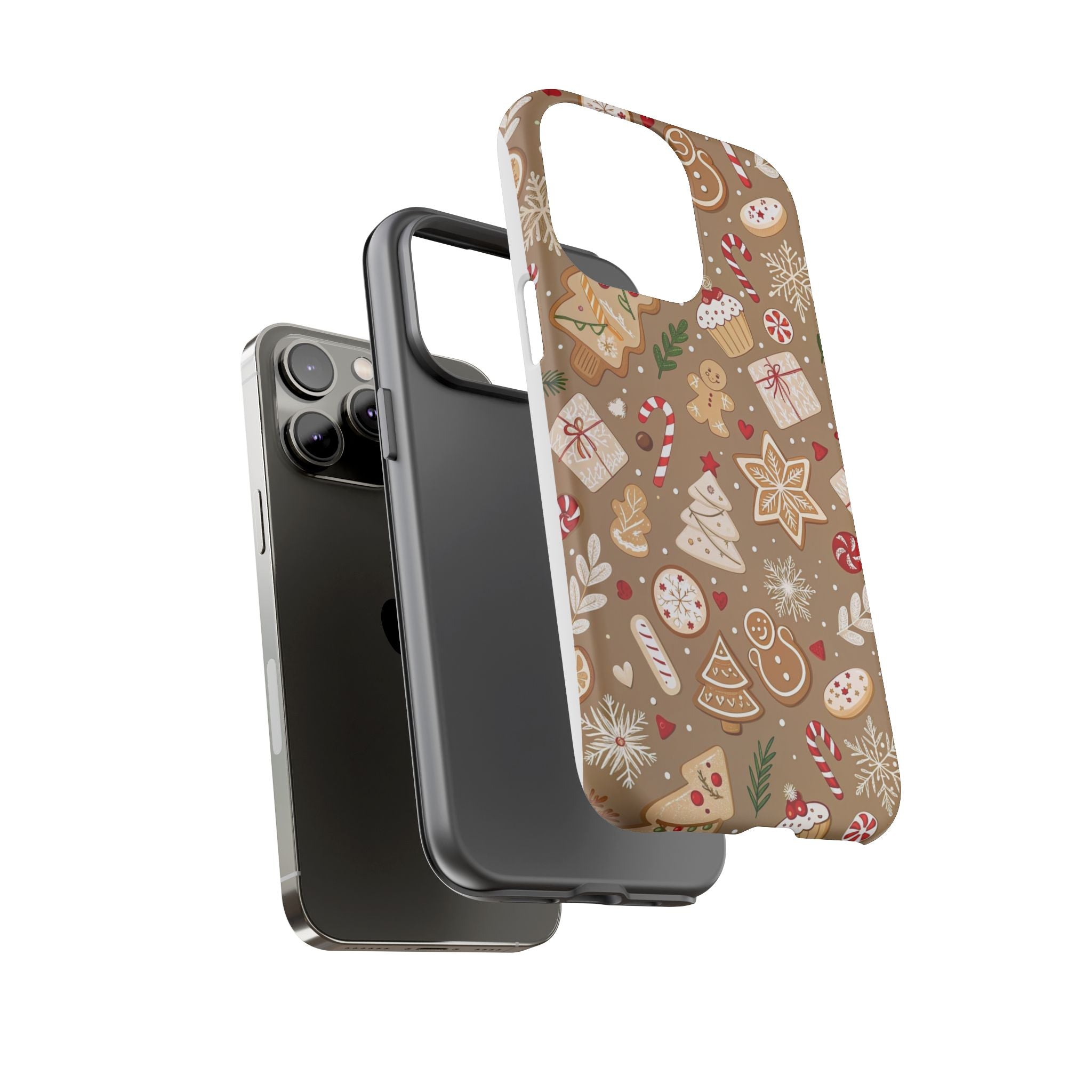 Christmas Gingerbread Pattern Tough Phone Case